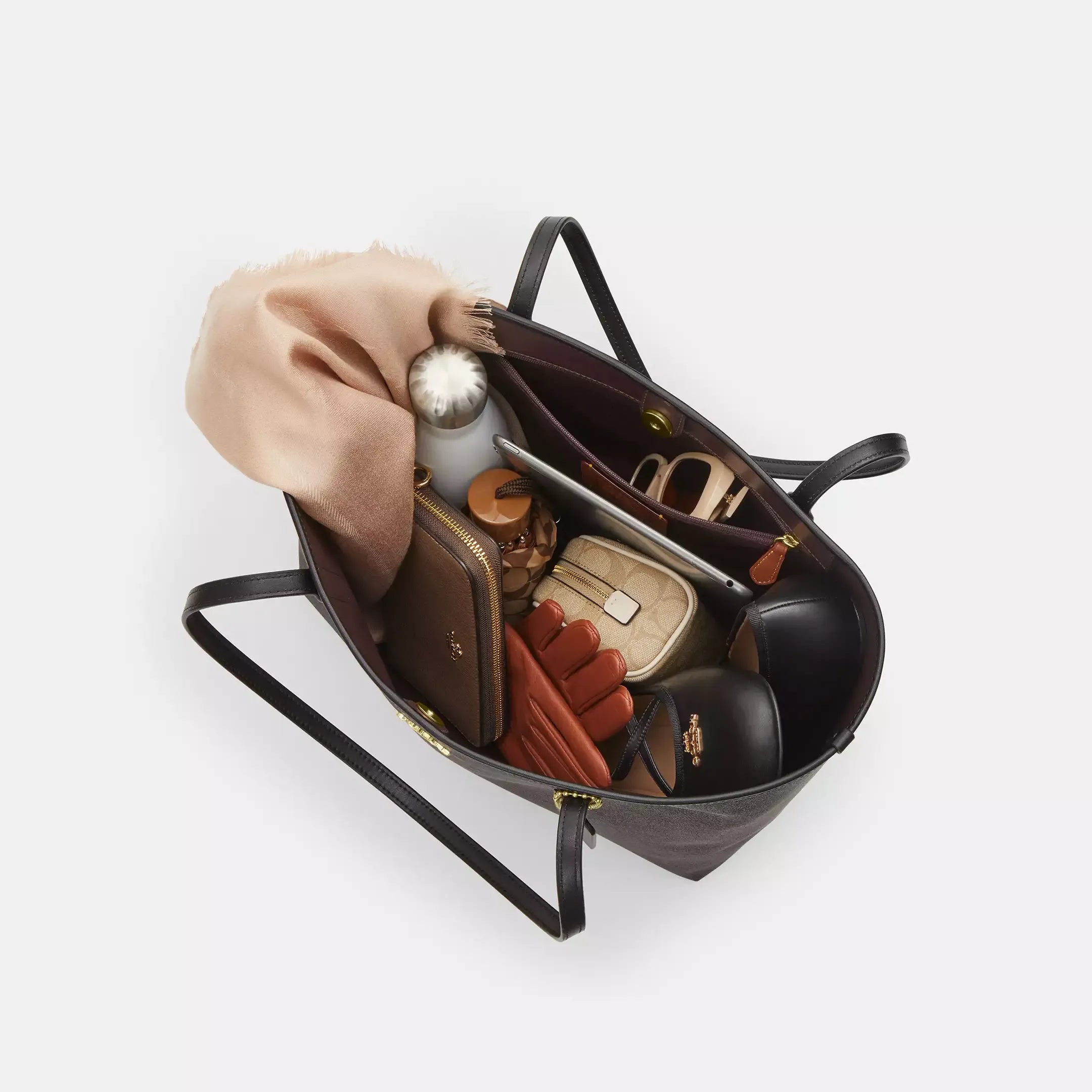 Coach City Tote Bag In Signature Canvas