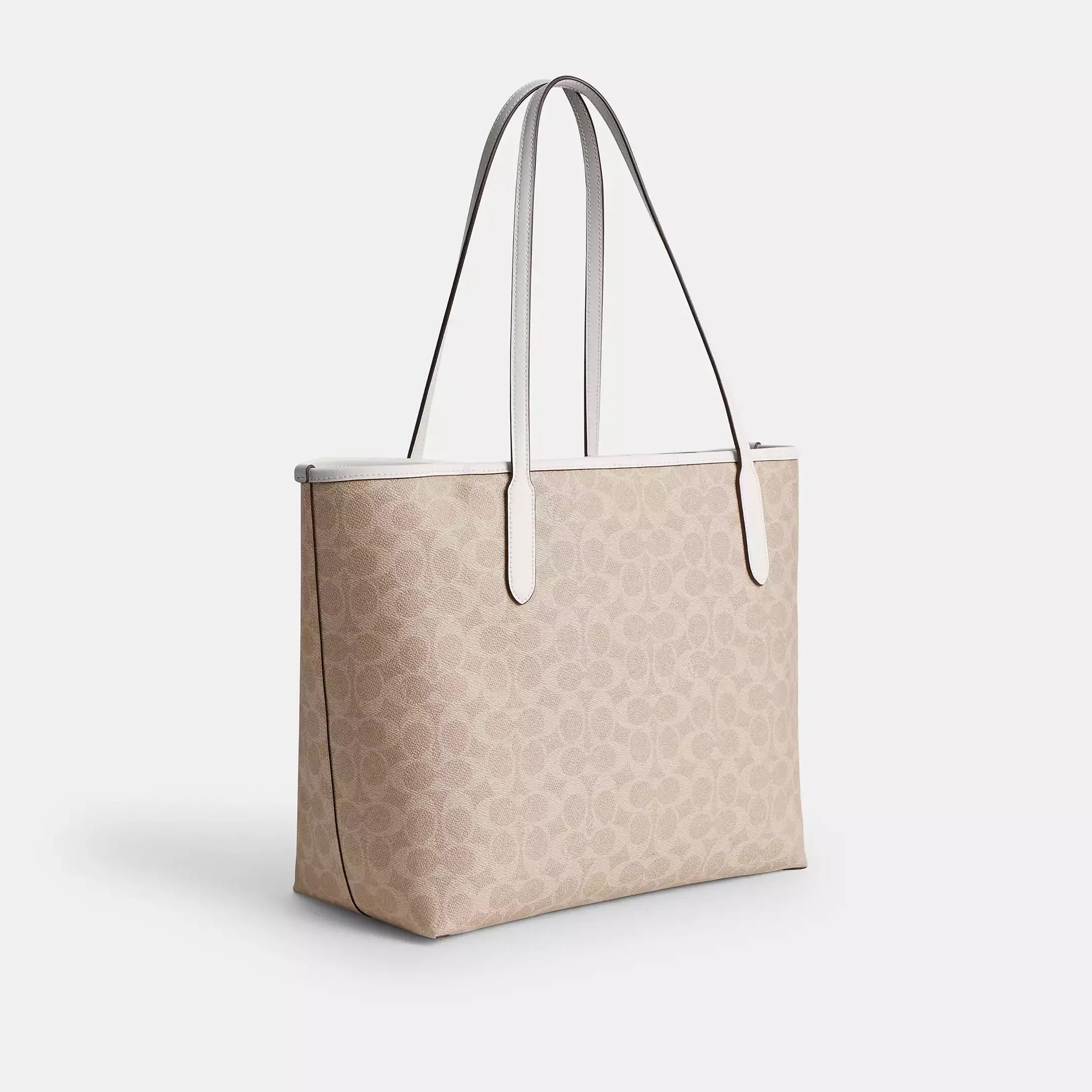 Coach City Tote Bag In Signature Canvas