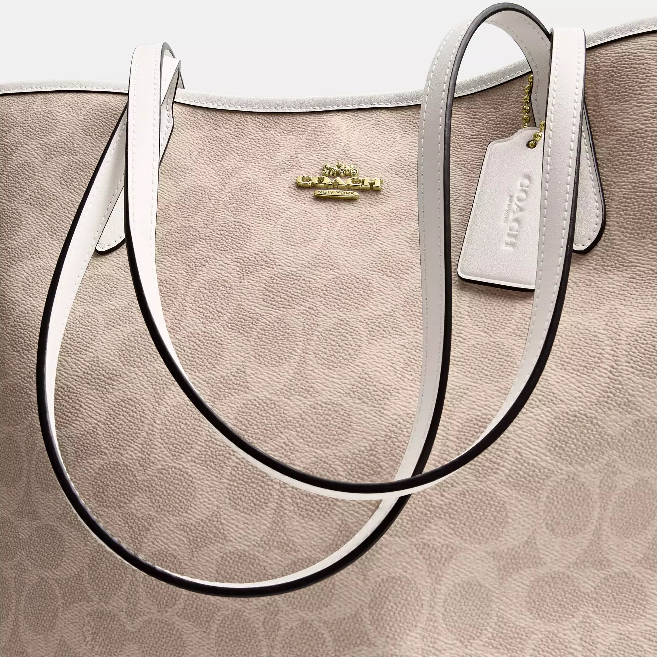 Coach City Tote Bag In Signature Canvas