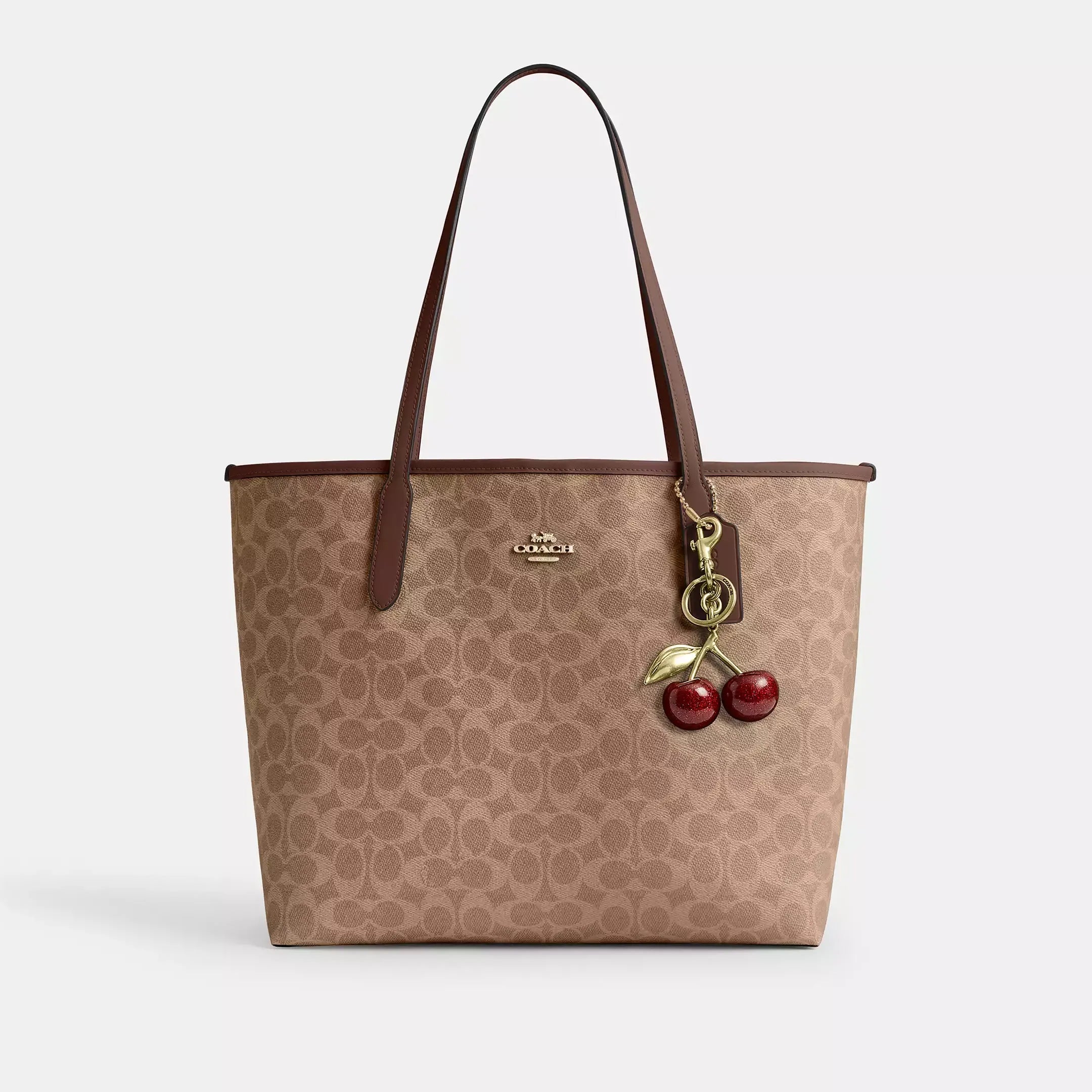 Coach City Tote Bag In Signature Canvas
