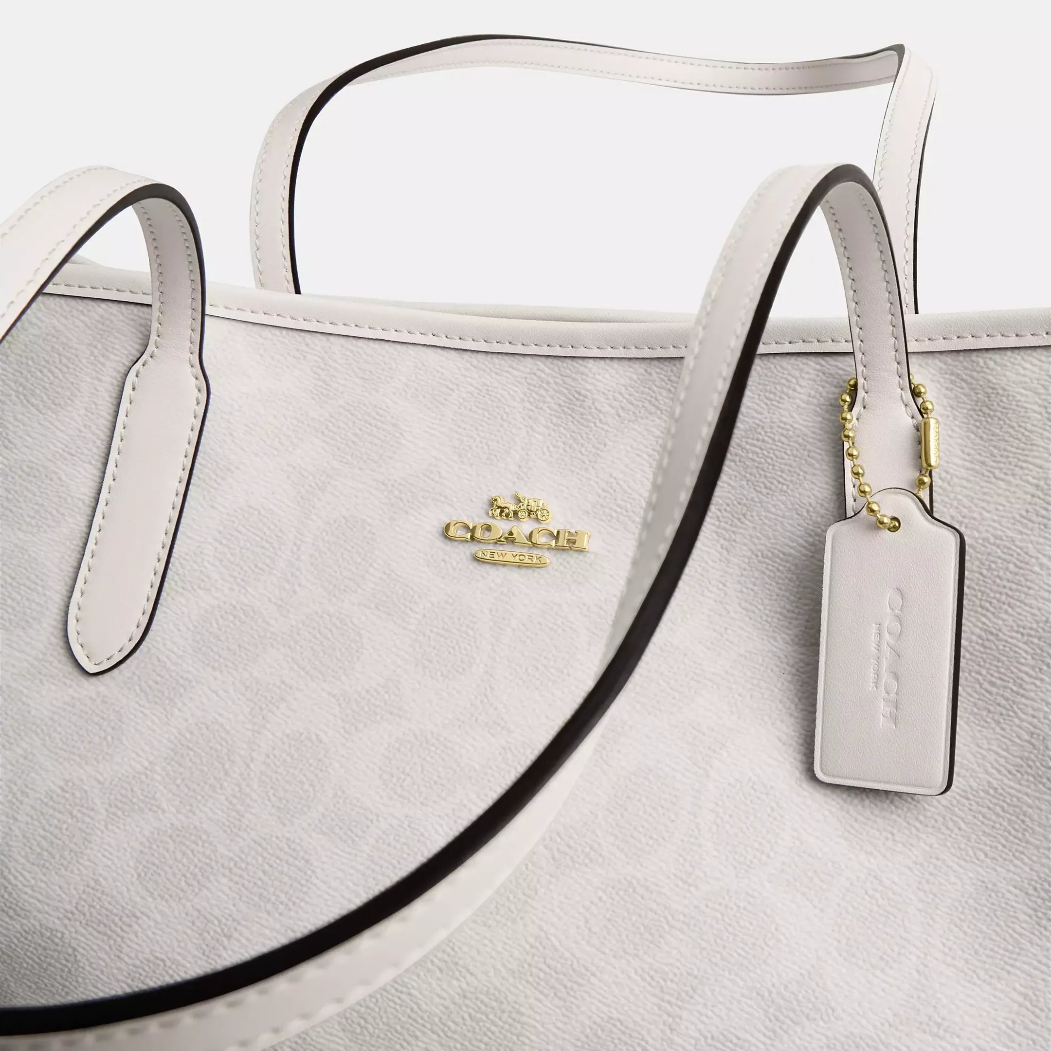 Coach City Tote Bag In Signature Canvas