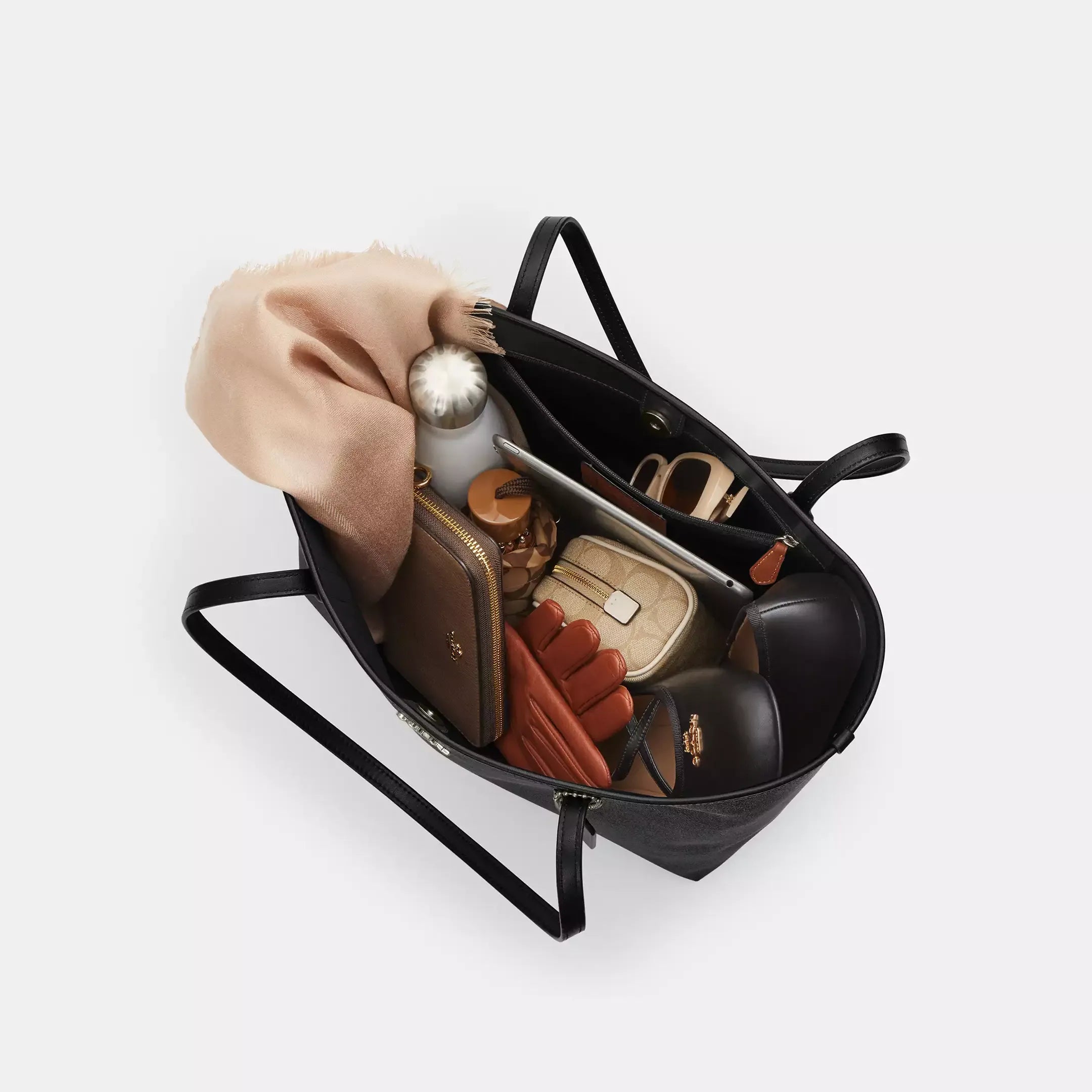 Coach City Tote Bag In Signature Canvas