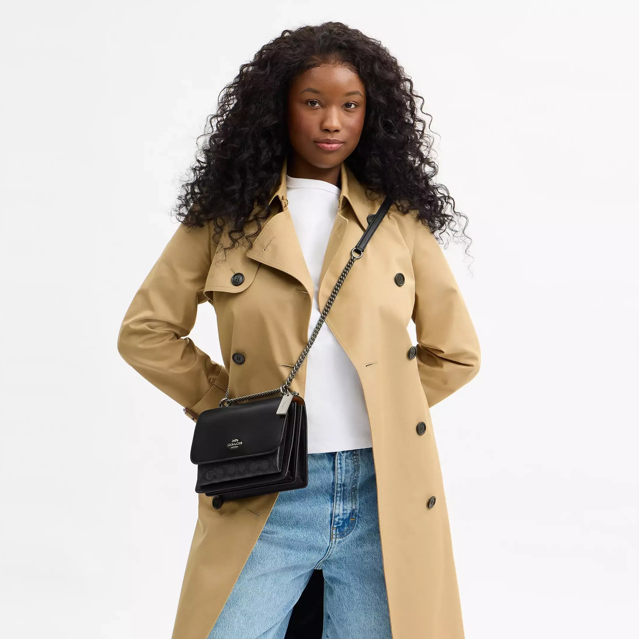 Coach Klare Crossbody Bag In Signature Canvas