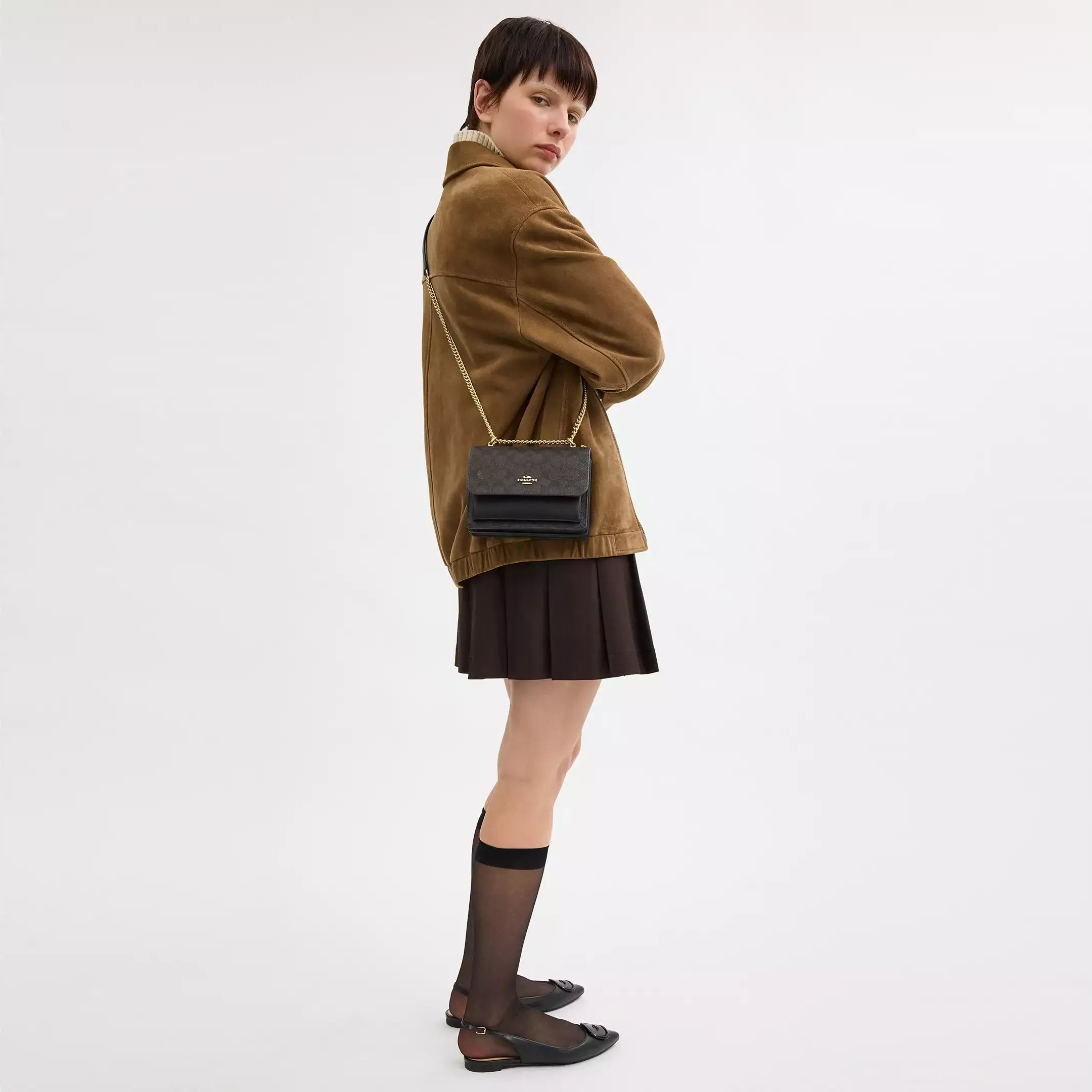 Coach Mini Klare Crossbody Bag In Signature Canvas