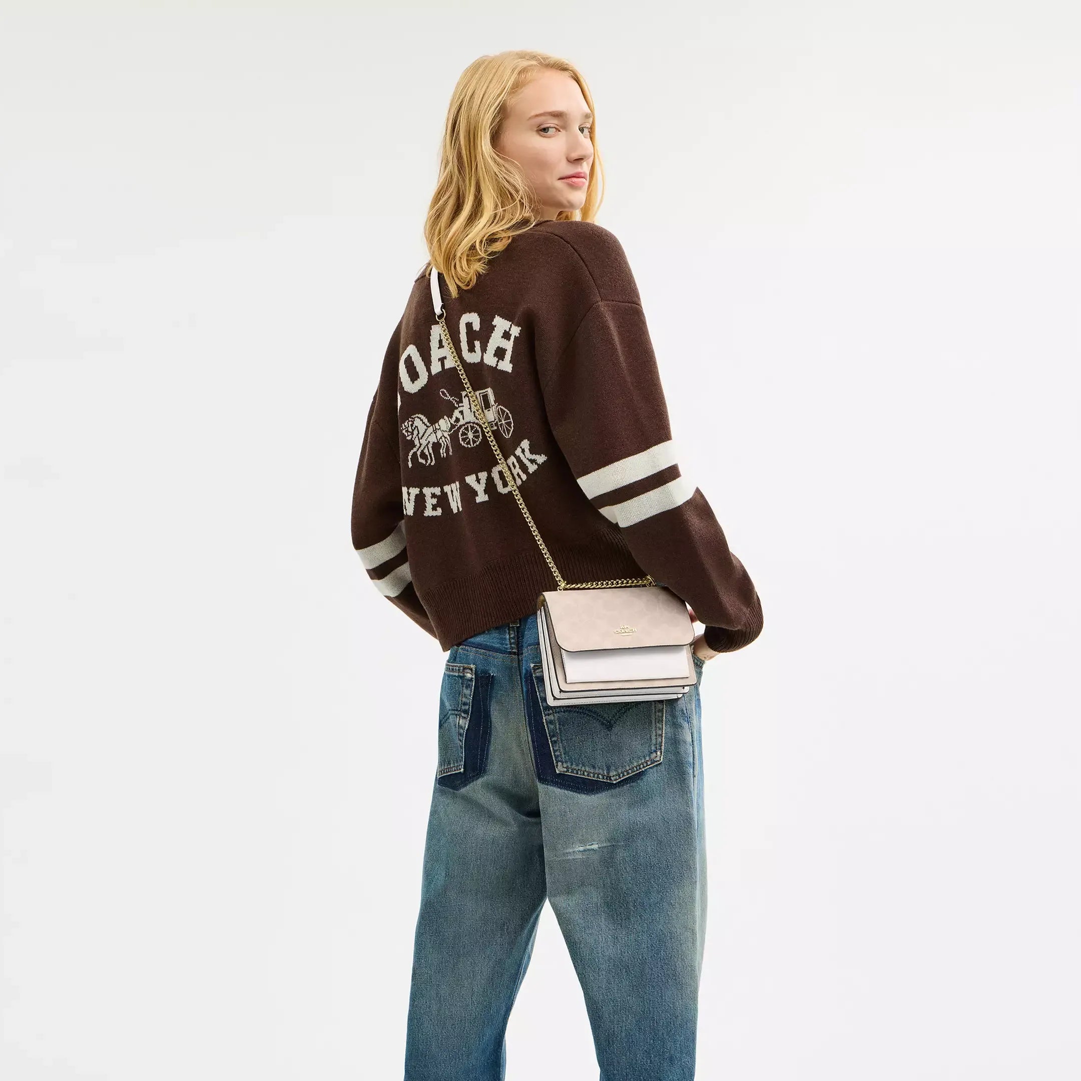 Coach Mini Klare Crossbody Bag In Signature Canvas