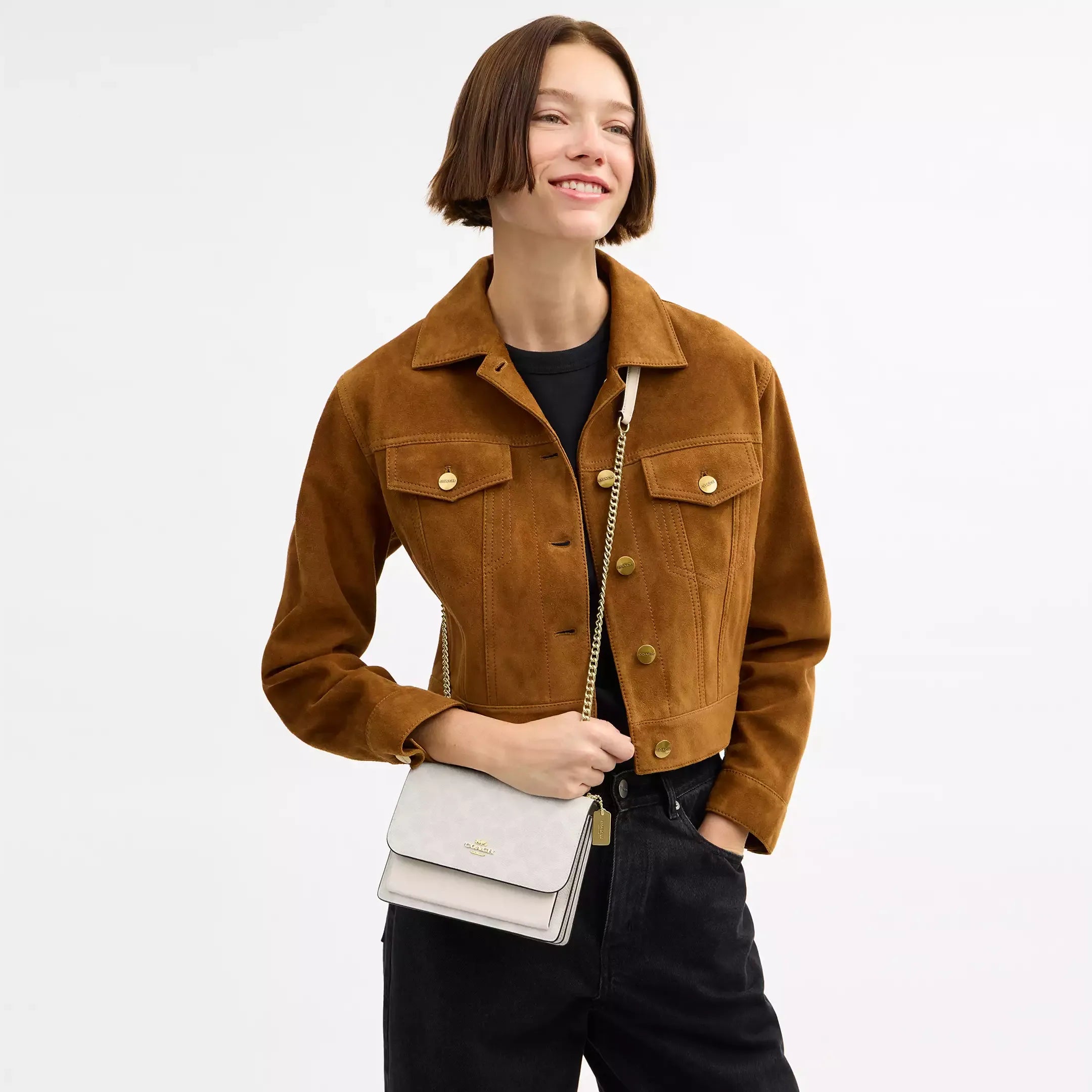 Coach Mini Klare Crossbody Bag In Signature Canvas