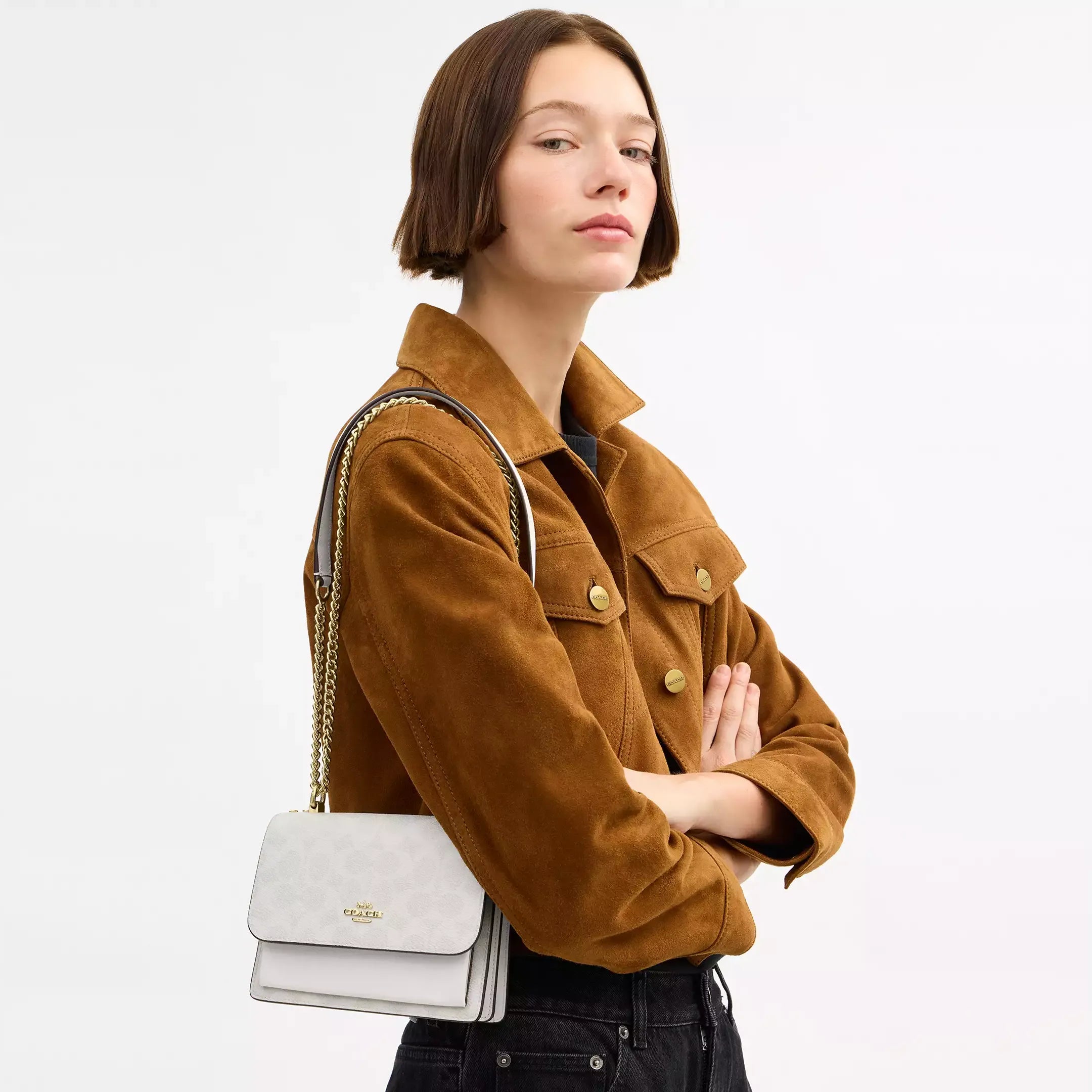 Coach Mini Klare Crossbody Bag In Signature Canvas