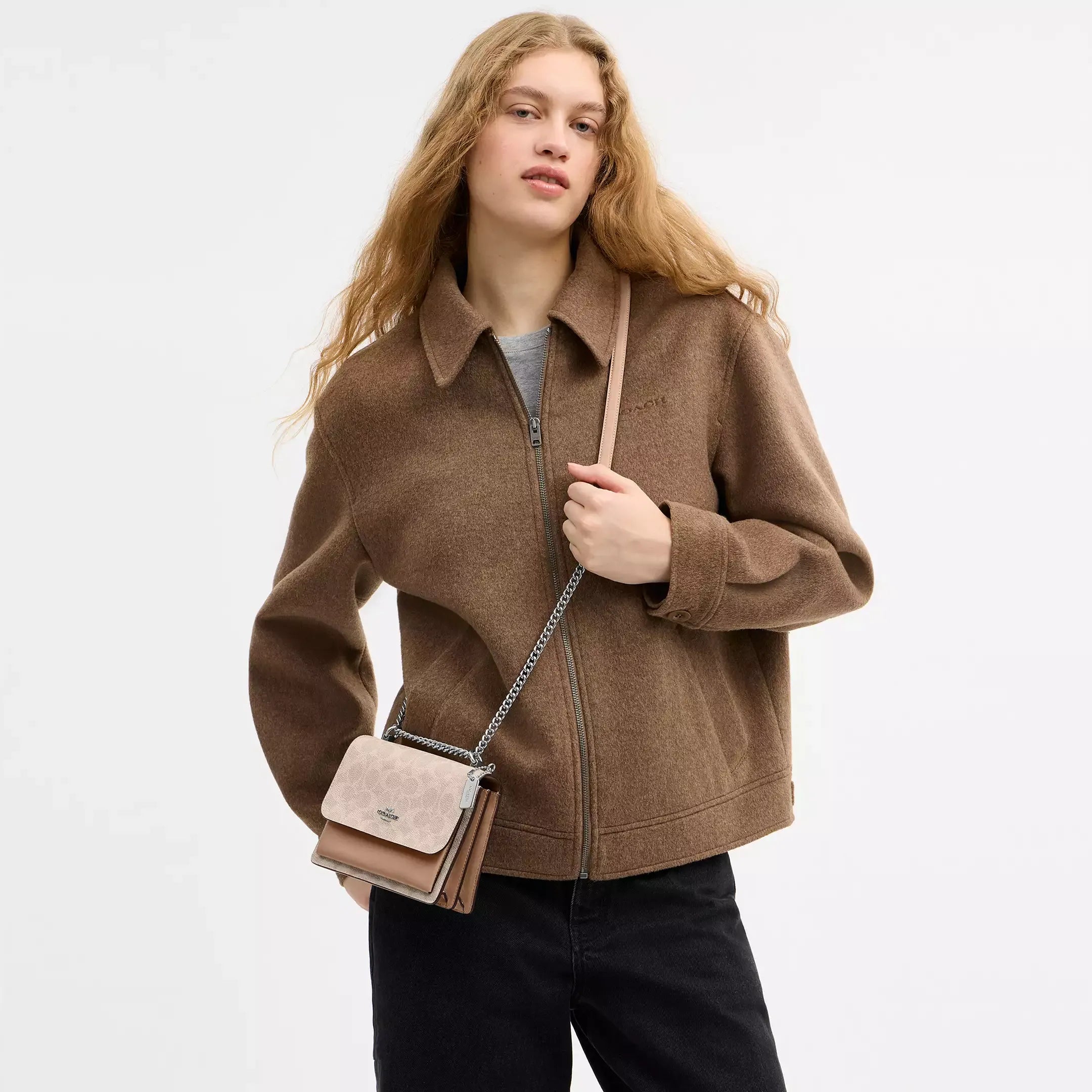 Coach Mini Klare Crossbody Bag In Signature Canvas