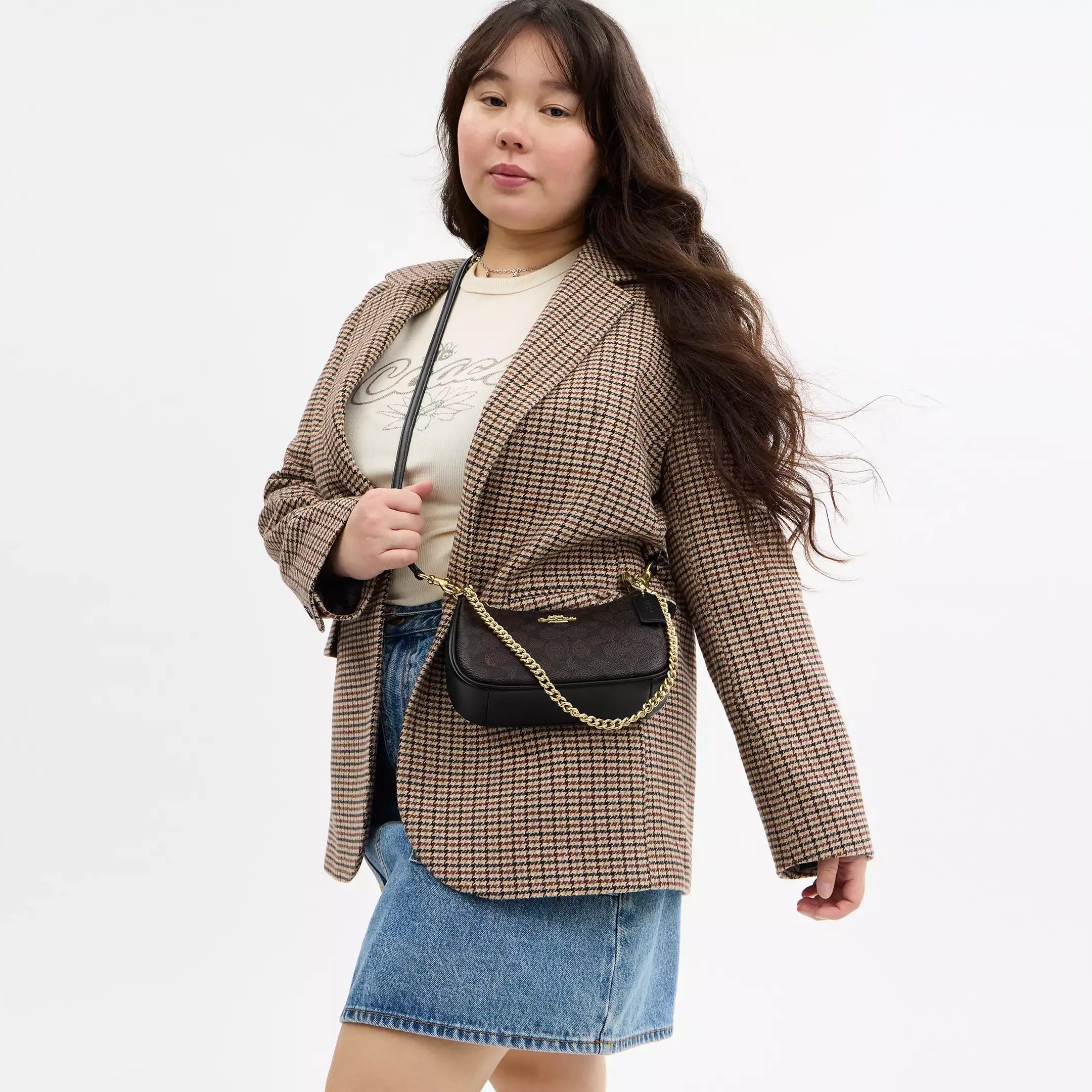 Coach Teri Mini Crossbody Bag In Signature Canvas