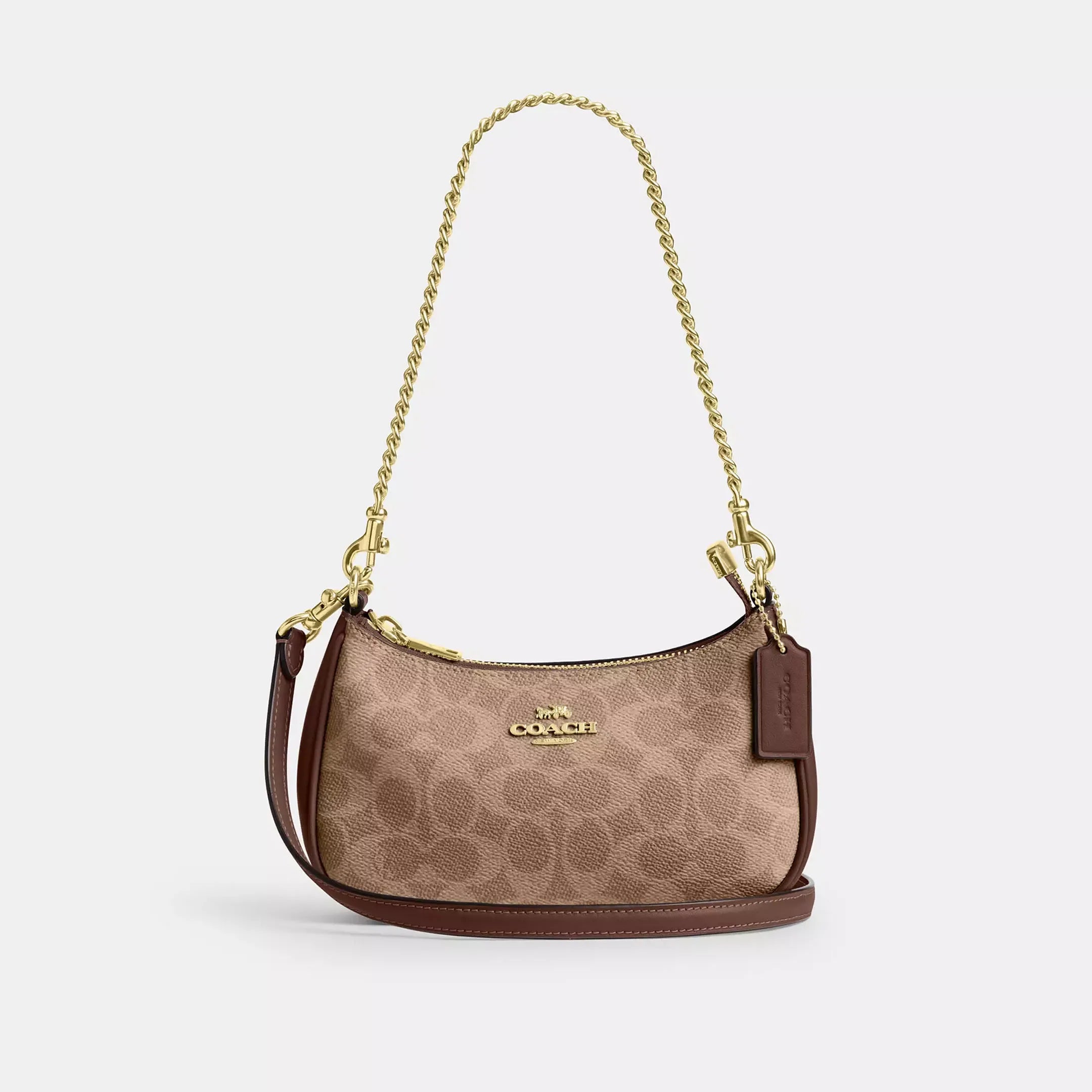 Coach Teri Mini Crossbody Bag In Signature Canvas