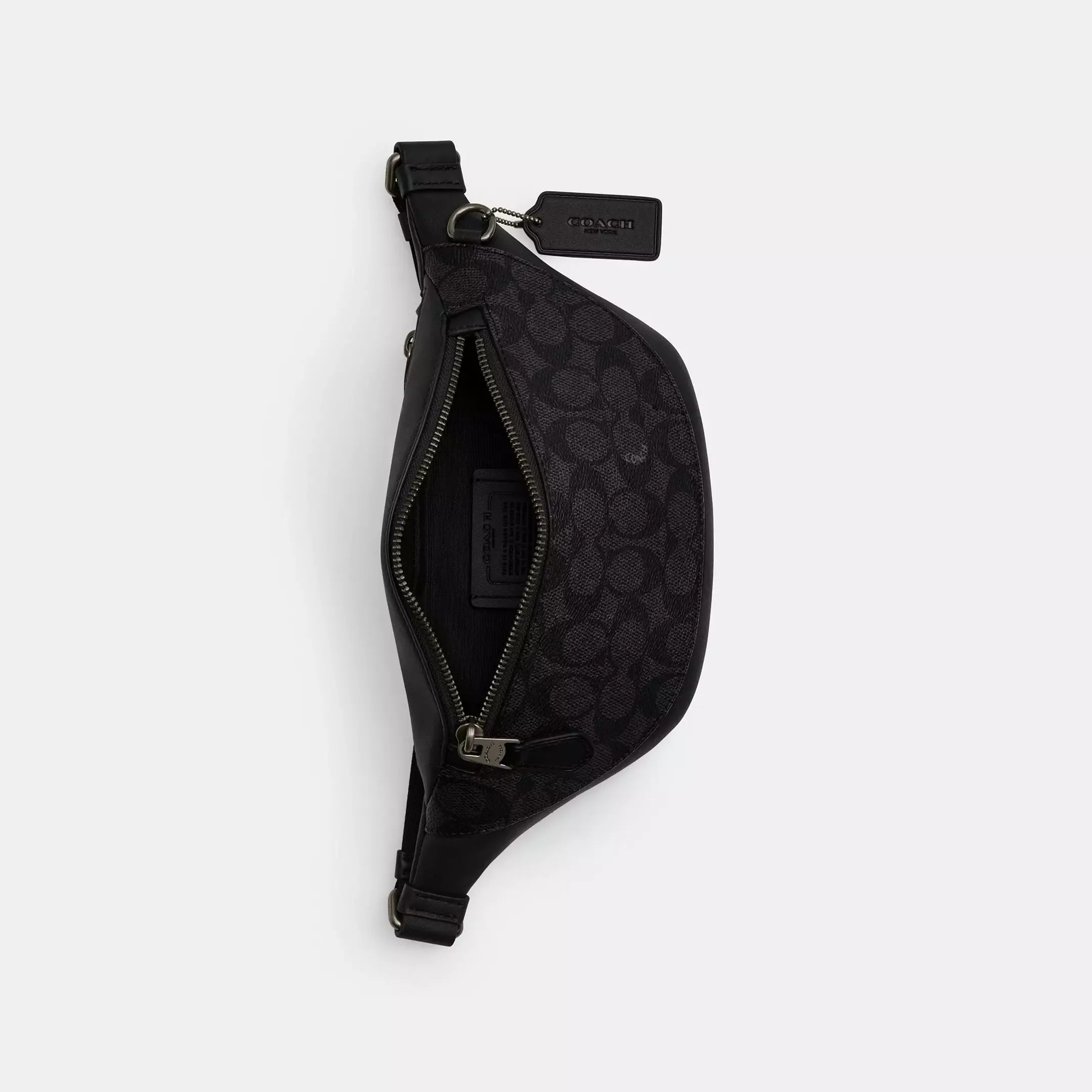 Coach Warren Mini Belt Bag In Signature Canvas