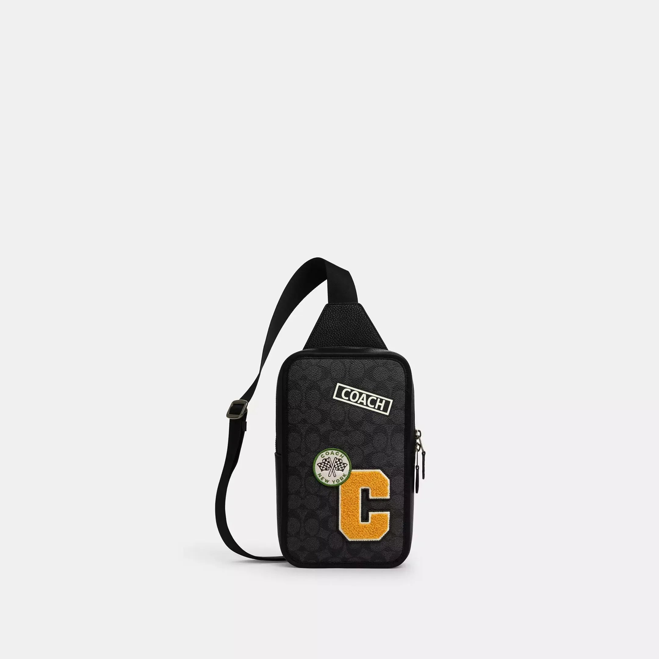 Coach Sullivan Pack In Signature Canvas With Patches