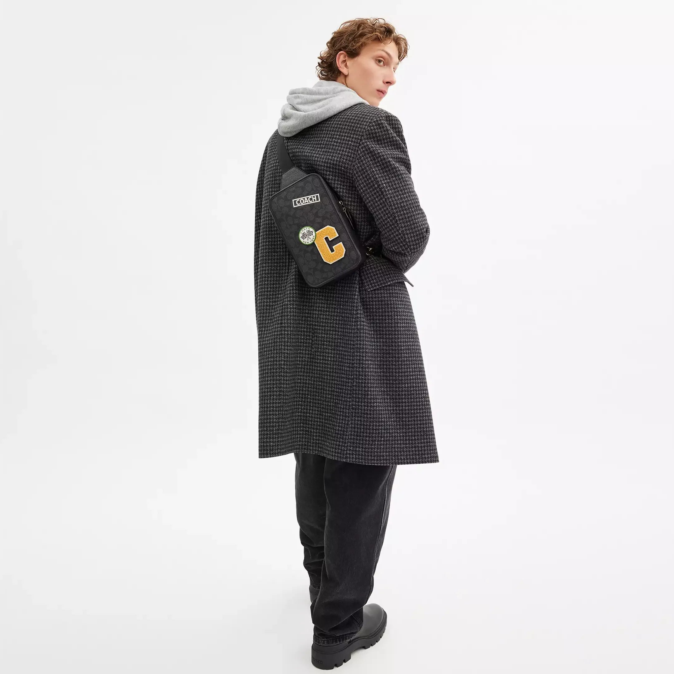 Coach Sullivan Pack In Signature Canvas With Patches