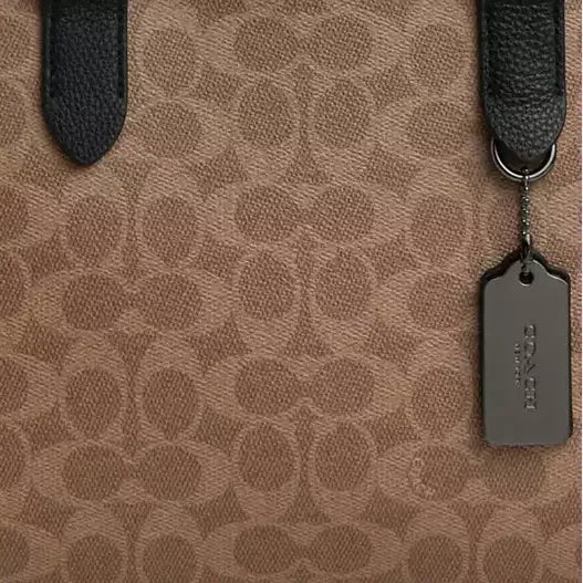 Coach Sullivan Portfolio Brief In Signature Canvas