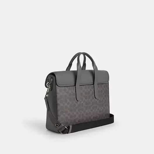 Coach Sullivan Portfolio Brief In Signature Canvas