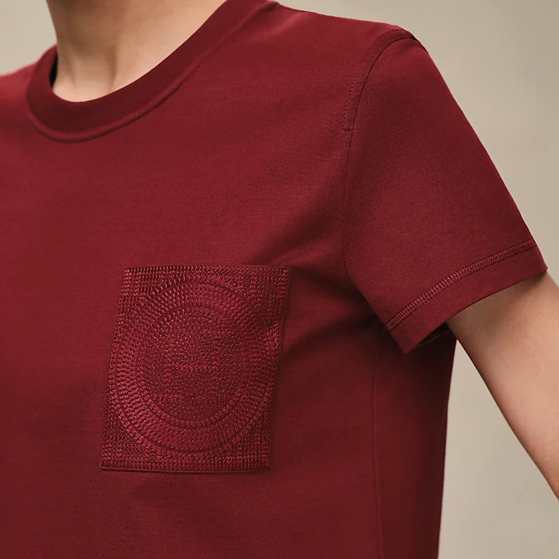 Hermès Embroidered pocket t-shirt