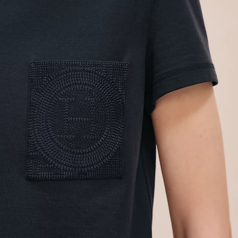 Hermès Embroidered pocket t-shirt