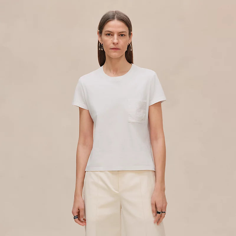 Hermès Embroidered pocket t-shirt