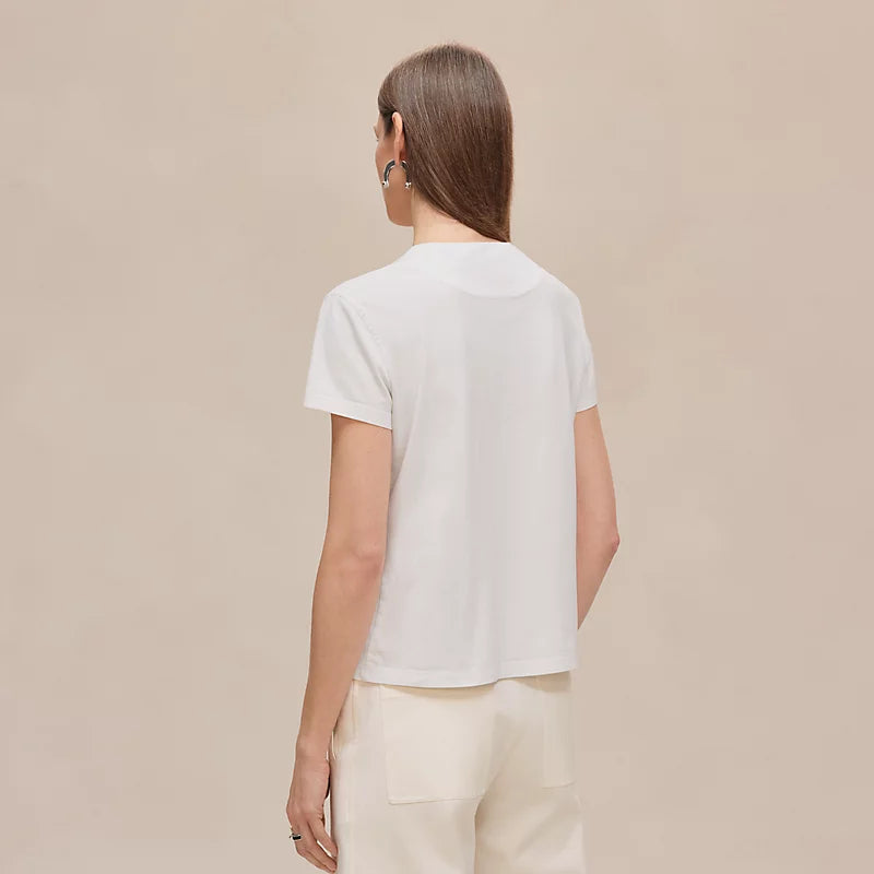 Hermès Embroidered pocket t-shirt