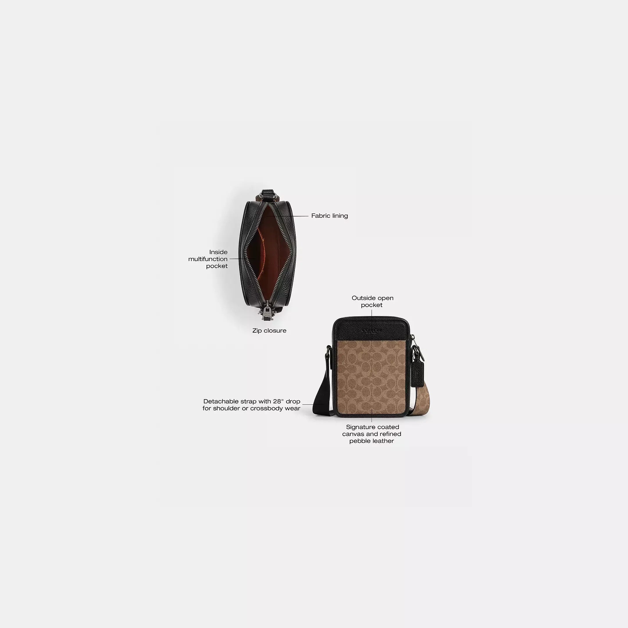 Coach Sullivan Crossbody Bag In Signature Canvas
