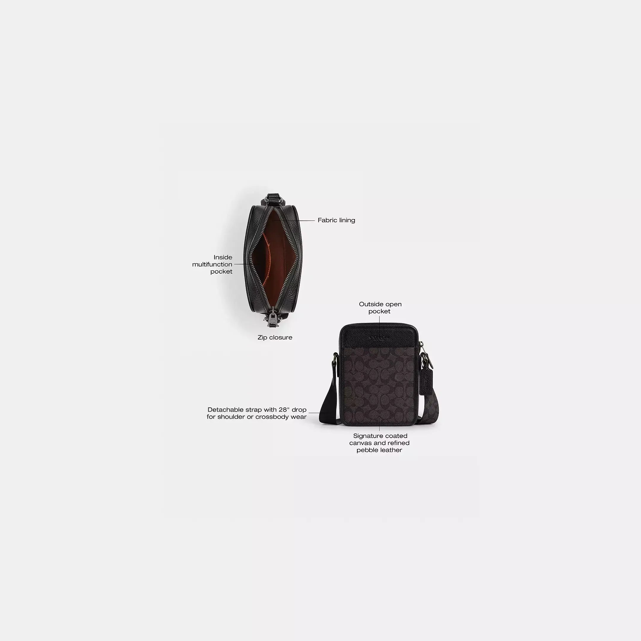 Coach Sullivan Crossbody Bag In Signature Canvas