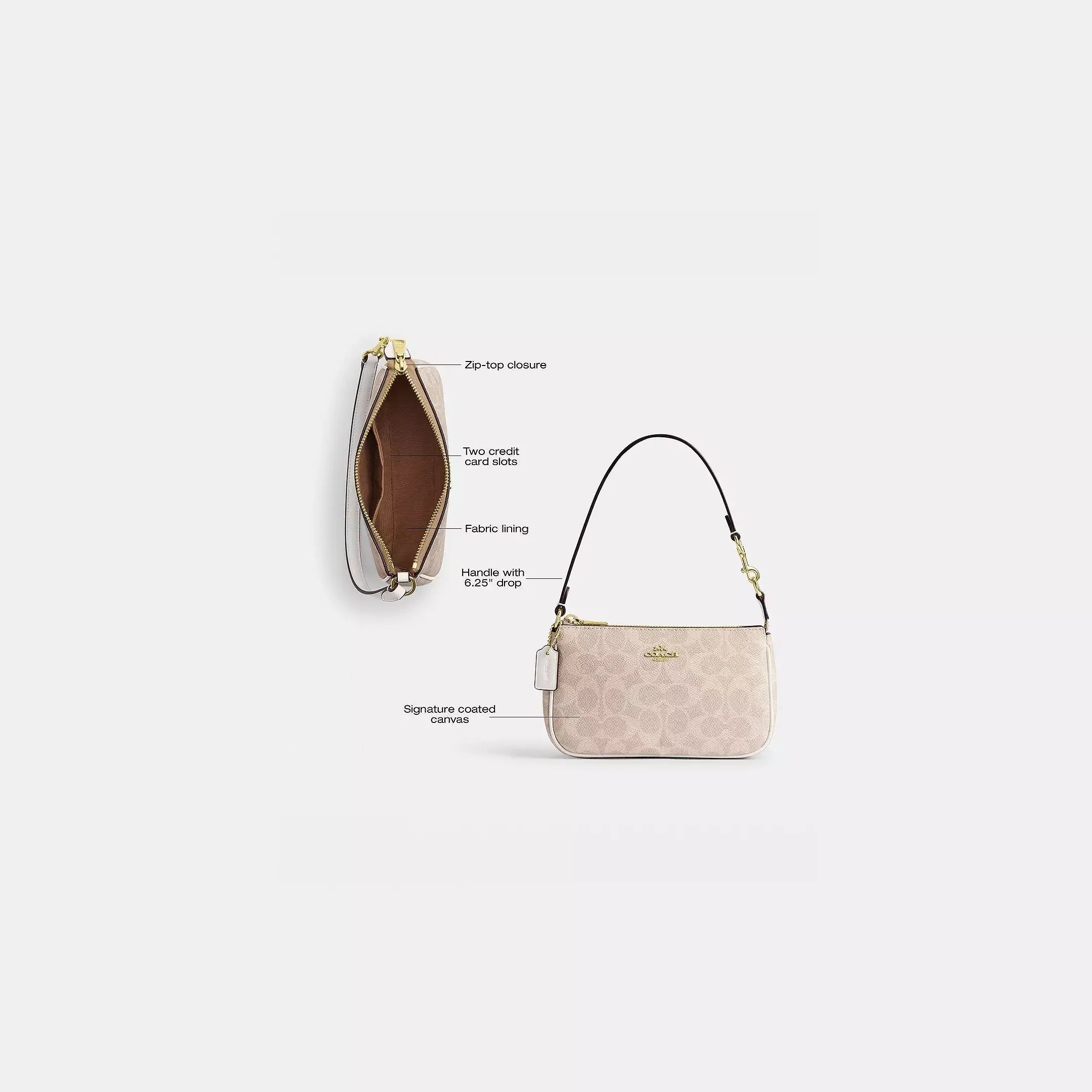 Coach Nolita 19 In Signature Canvas