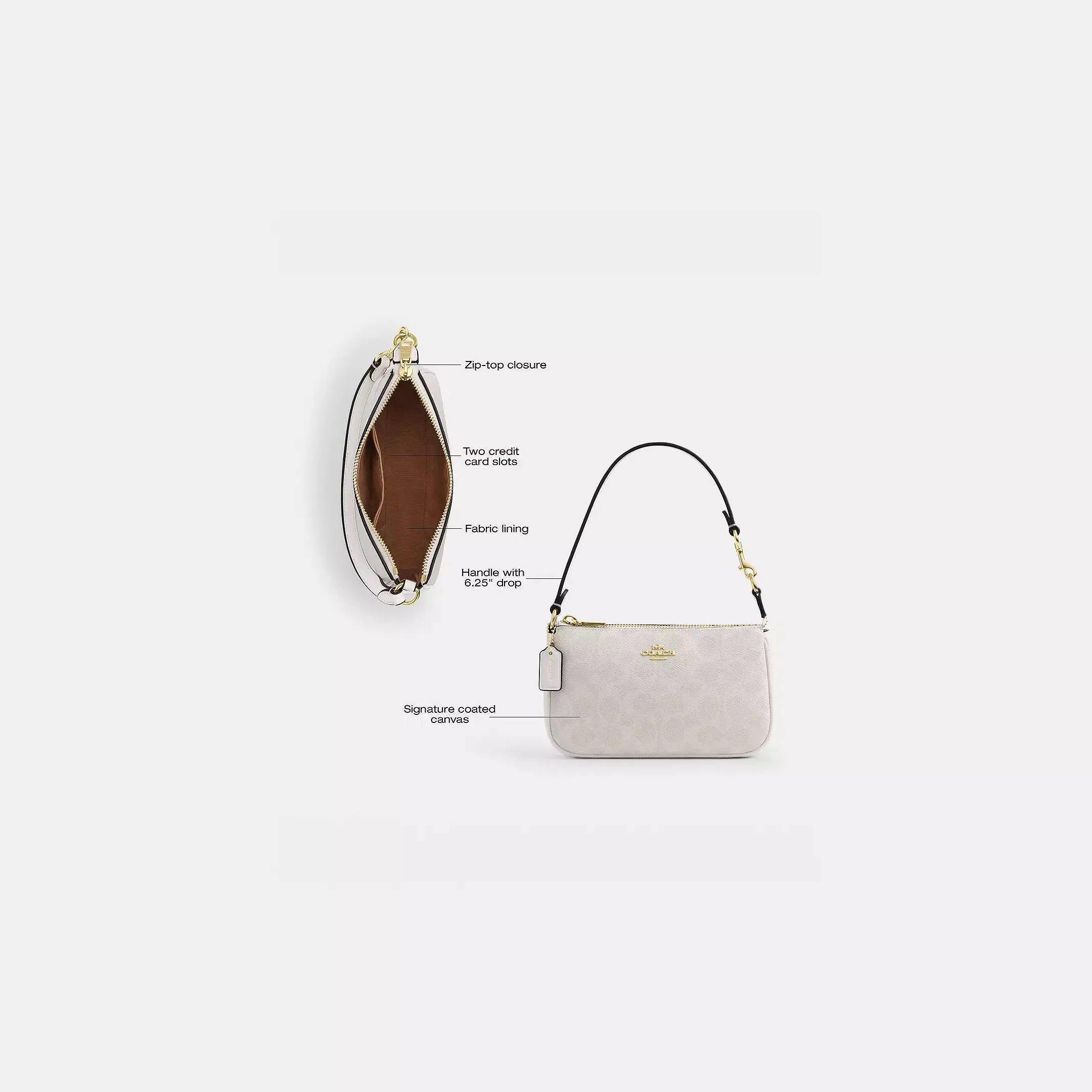 Coach Nolita 19 In Signature Canvas