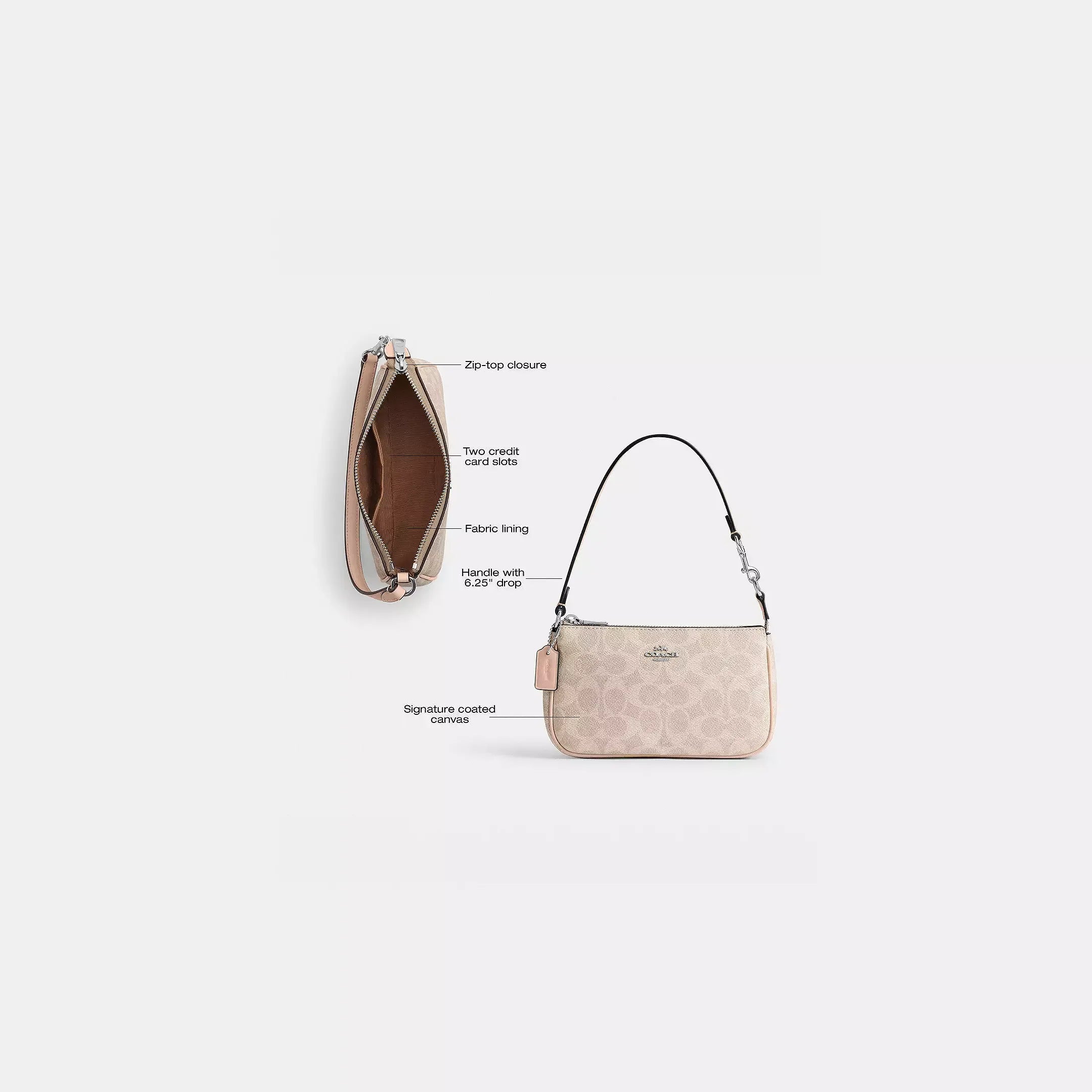 Coach Nolita 19 In Signature Canvas