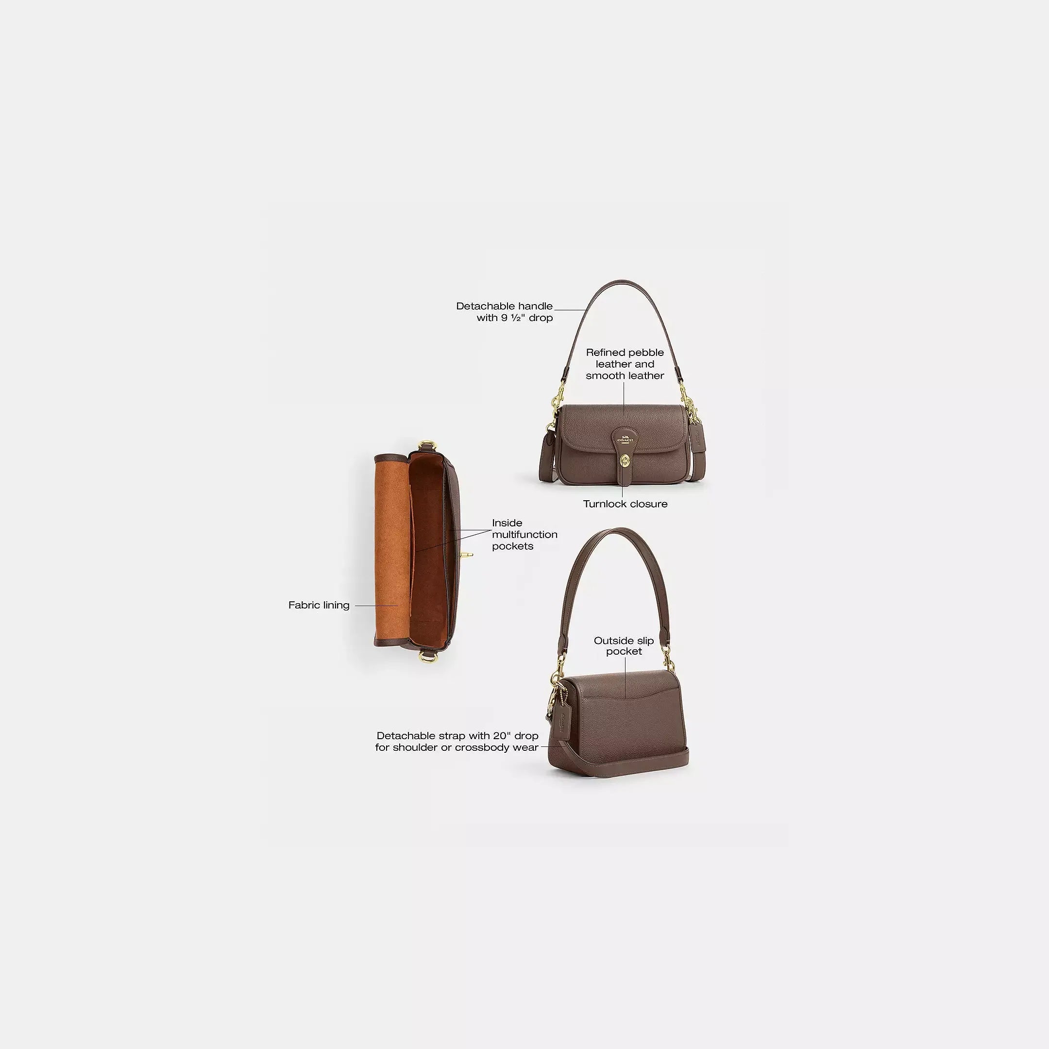 Coach Hadley Shoulder Bag