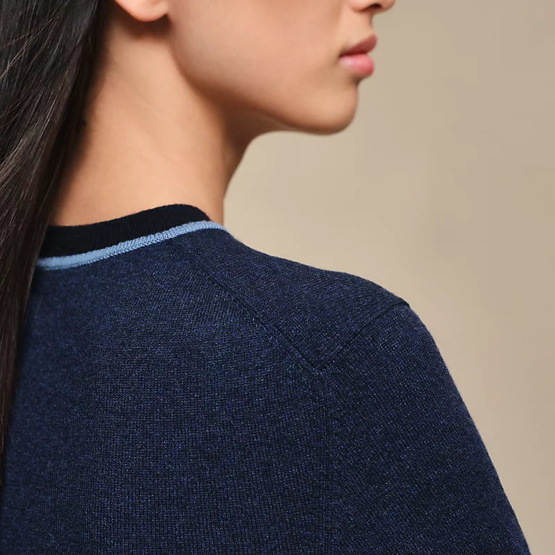 Hermès "Ex-Libris" 3/4-sleeve dress