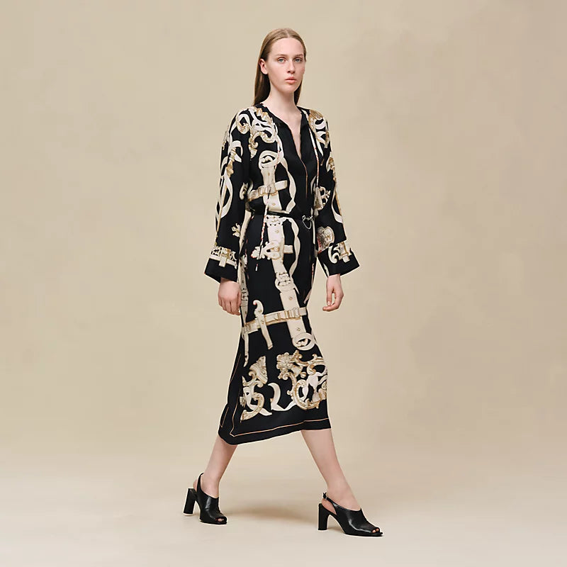 Hermès "Ferronnerie Remix" caftan