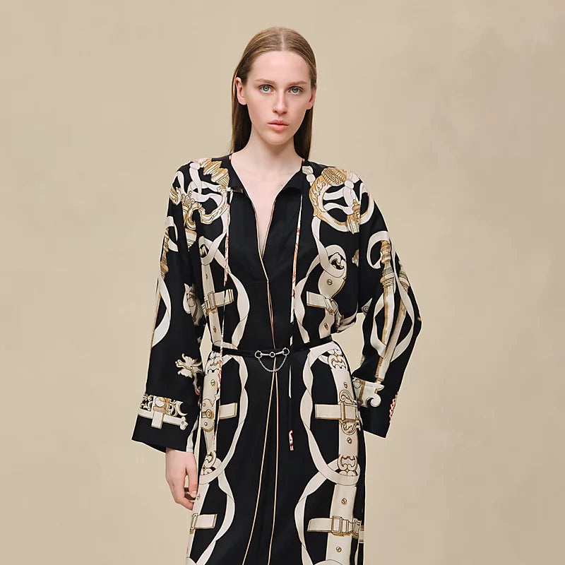 Hermès "Ferronnerie Remix" caftan