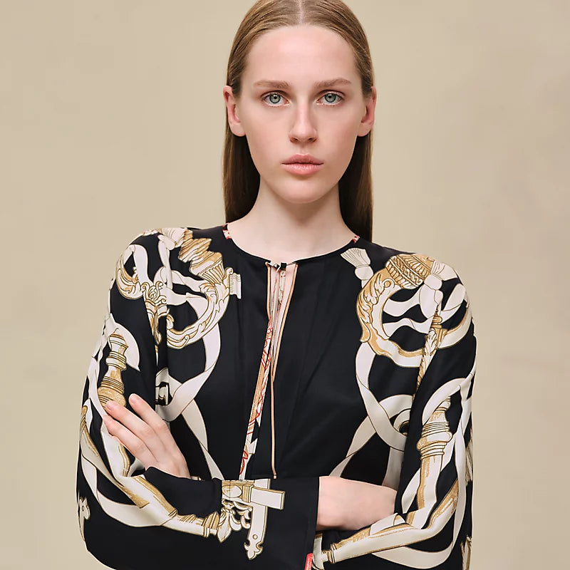 Hermès "Ferronnerie Remix" caftan