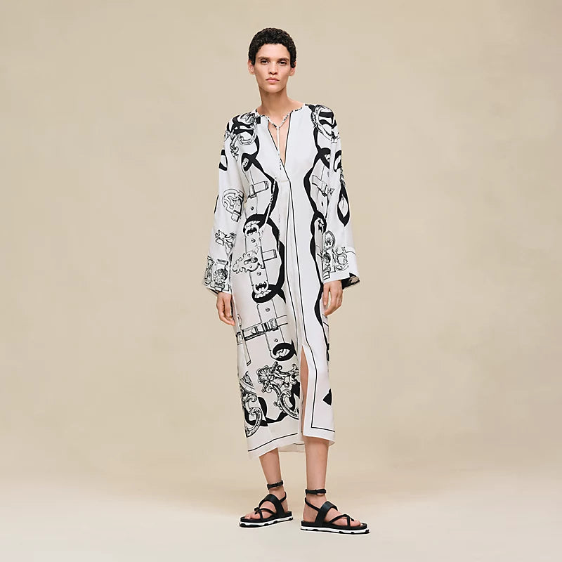 Hermès "Ferronnerie Remix" caftan