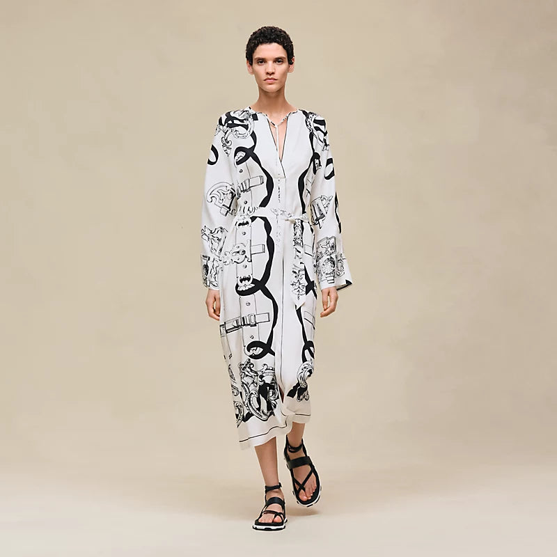 Hermès "Ferronnerie Remix" caftan