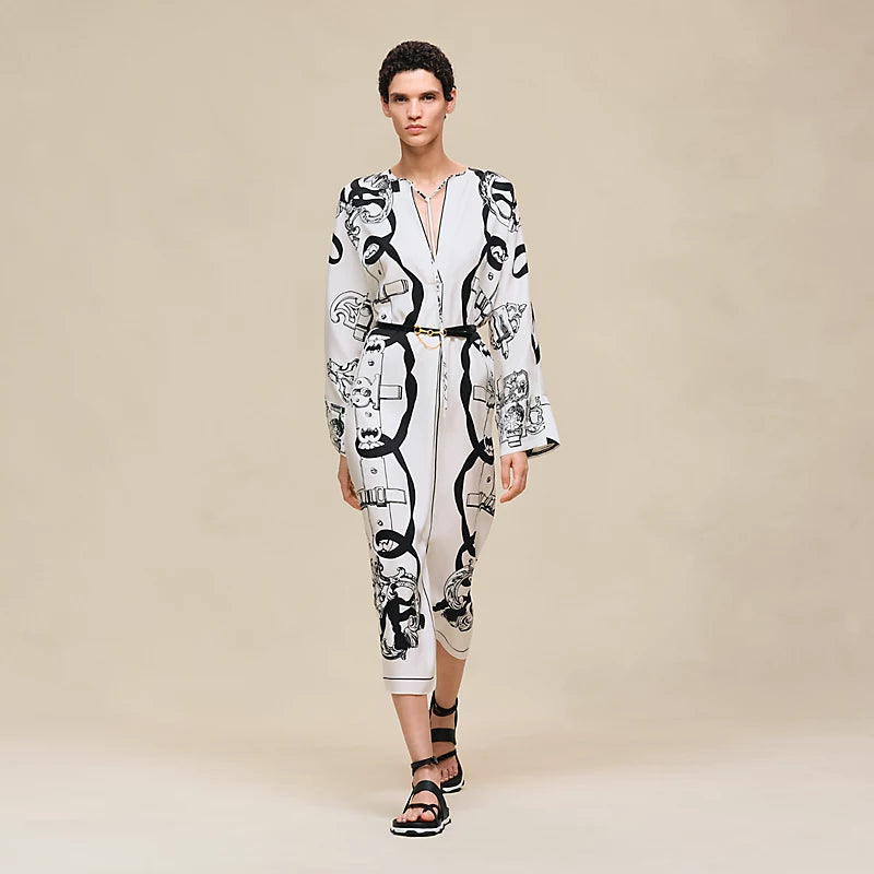 Hermès "Ferronnerie Remix" caftan