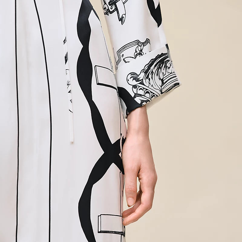 Hermès "Ferronnerie Remix" caftan