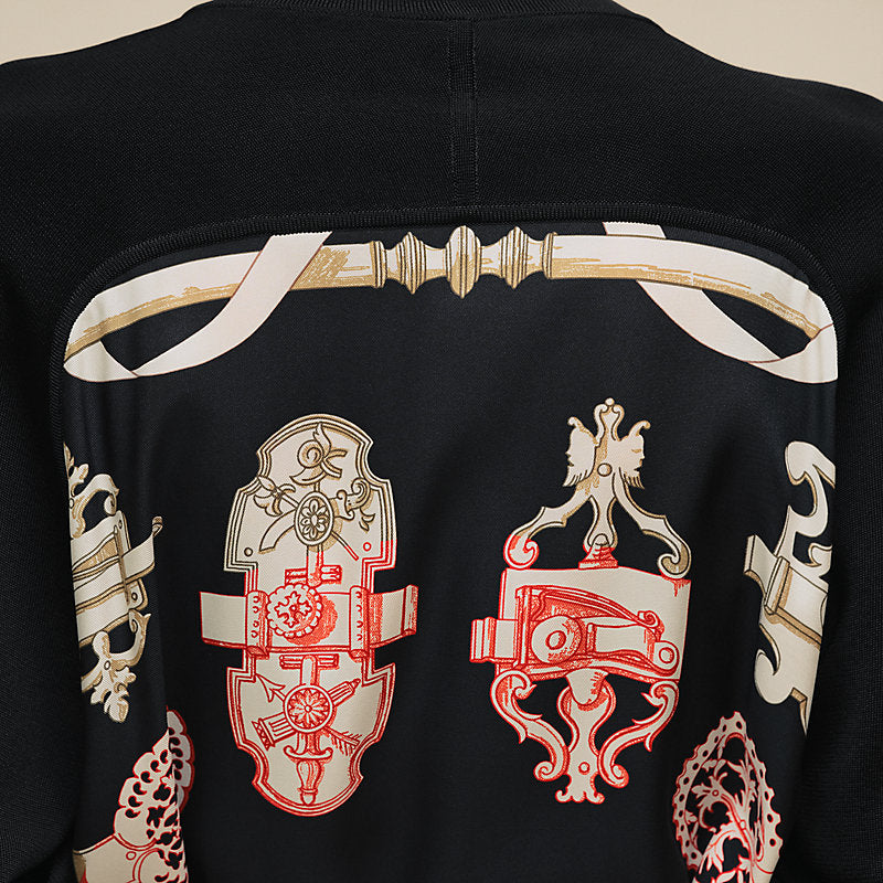 Hermès "Ferronnerie Remix" long-sleeve twillaine cardigan