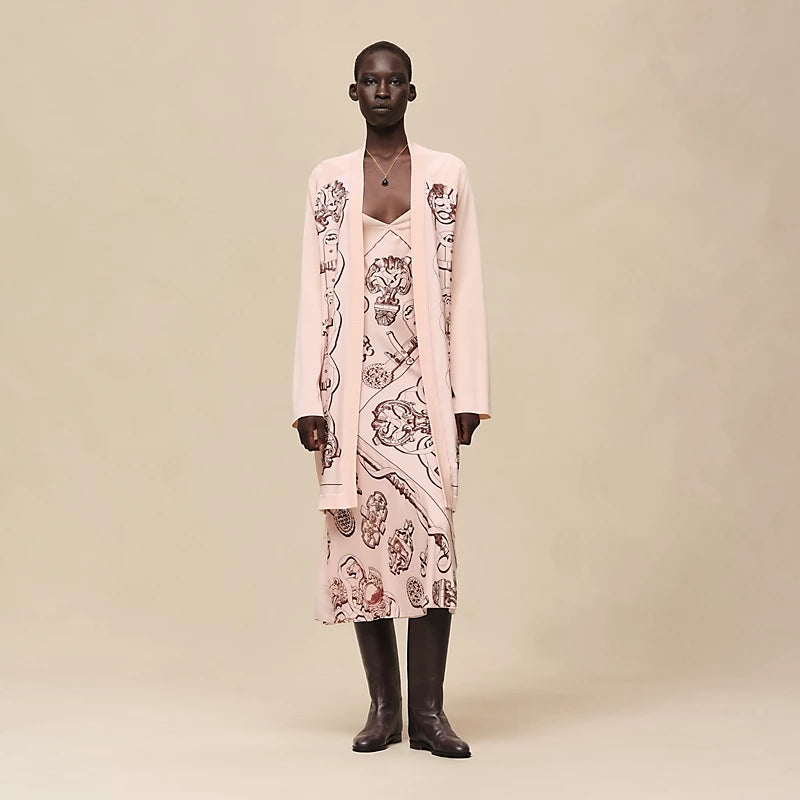 Hermès "Ferronnerie Remix" long-sleeve twillaine cardigan