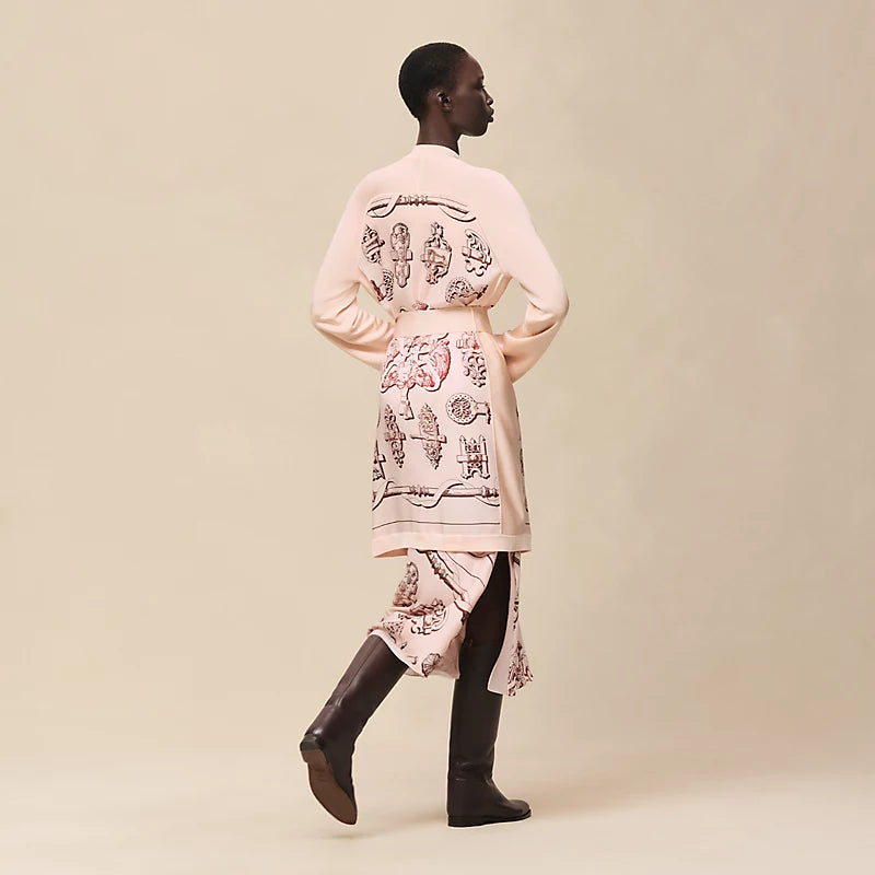 Hermès "Ferronnerie Remix" long-sleeve twillaine cardigan