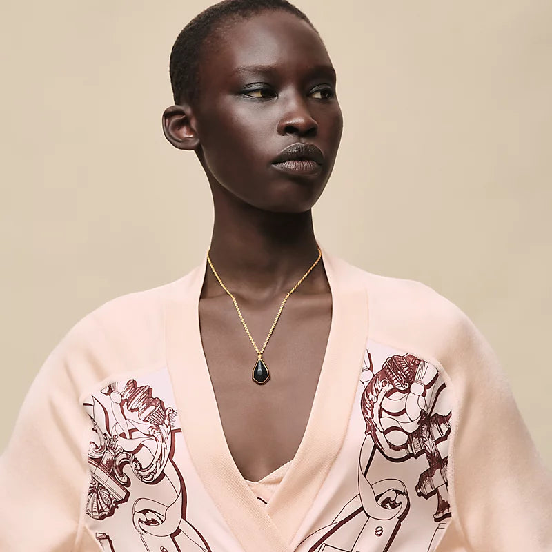 Hermès "Ferronnerie Remix" long-sleeve twillaine cardigan