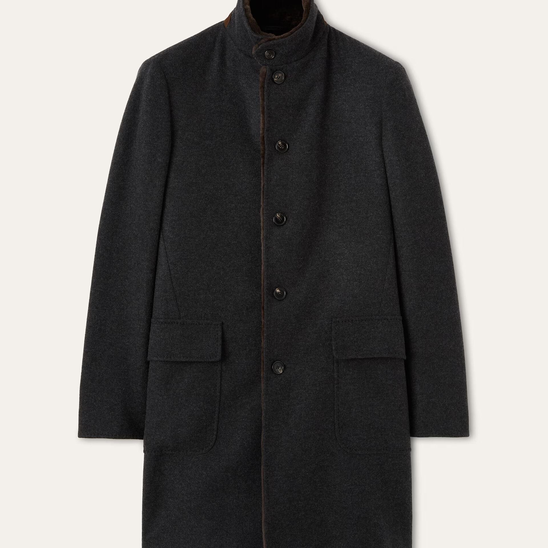 Loro Piana Sweater Coat in Jersey Novalis