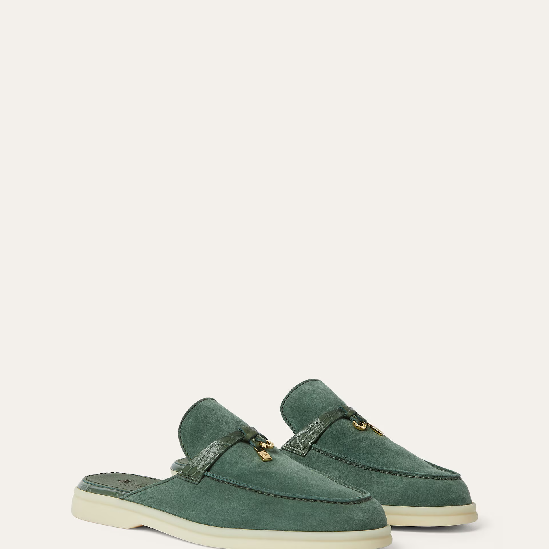 Loro Piana Charms Walk Babouche Loafer in Suede