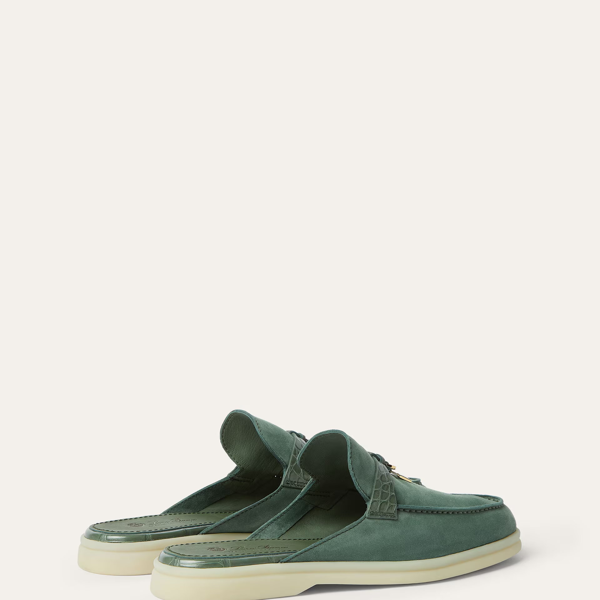 Loro Piana Charms Walk Babouche Loafer in Suede