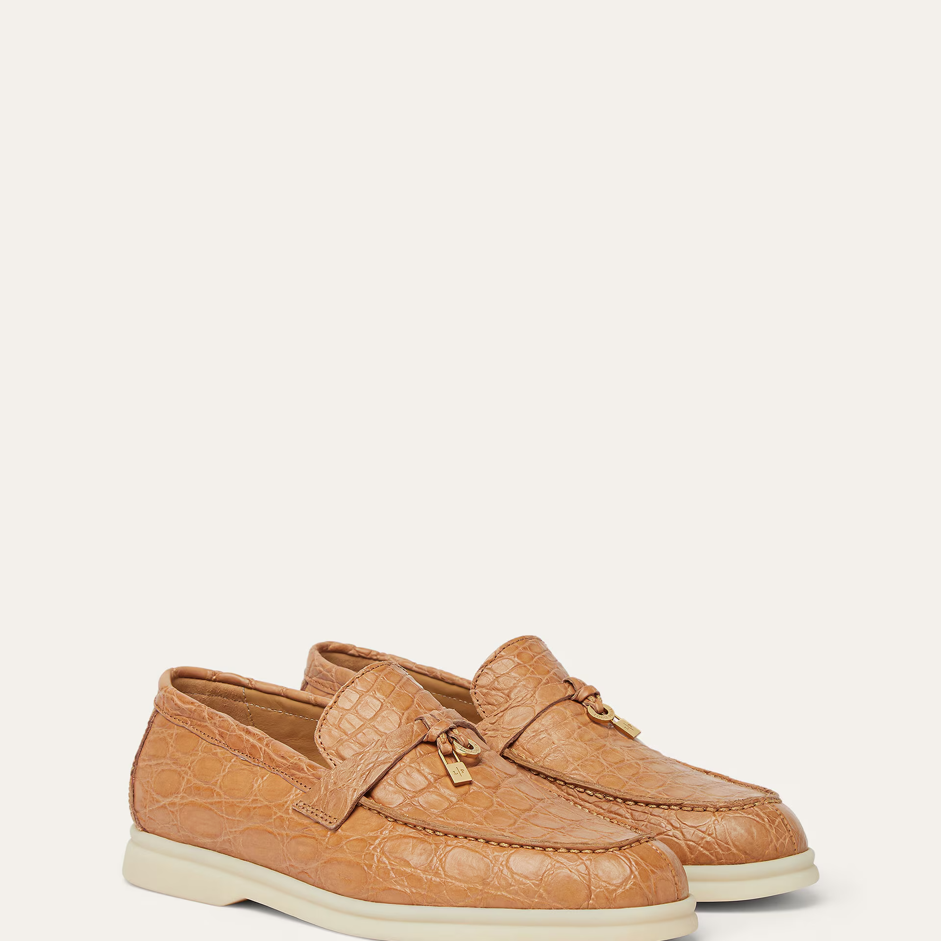 Loro Piana Summer Charms Walk Loafer in Caiman Leather