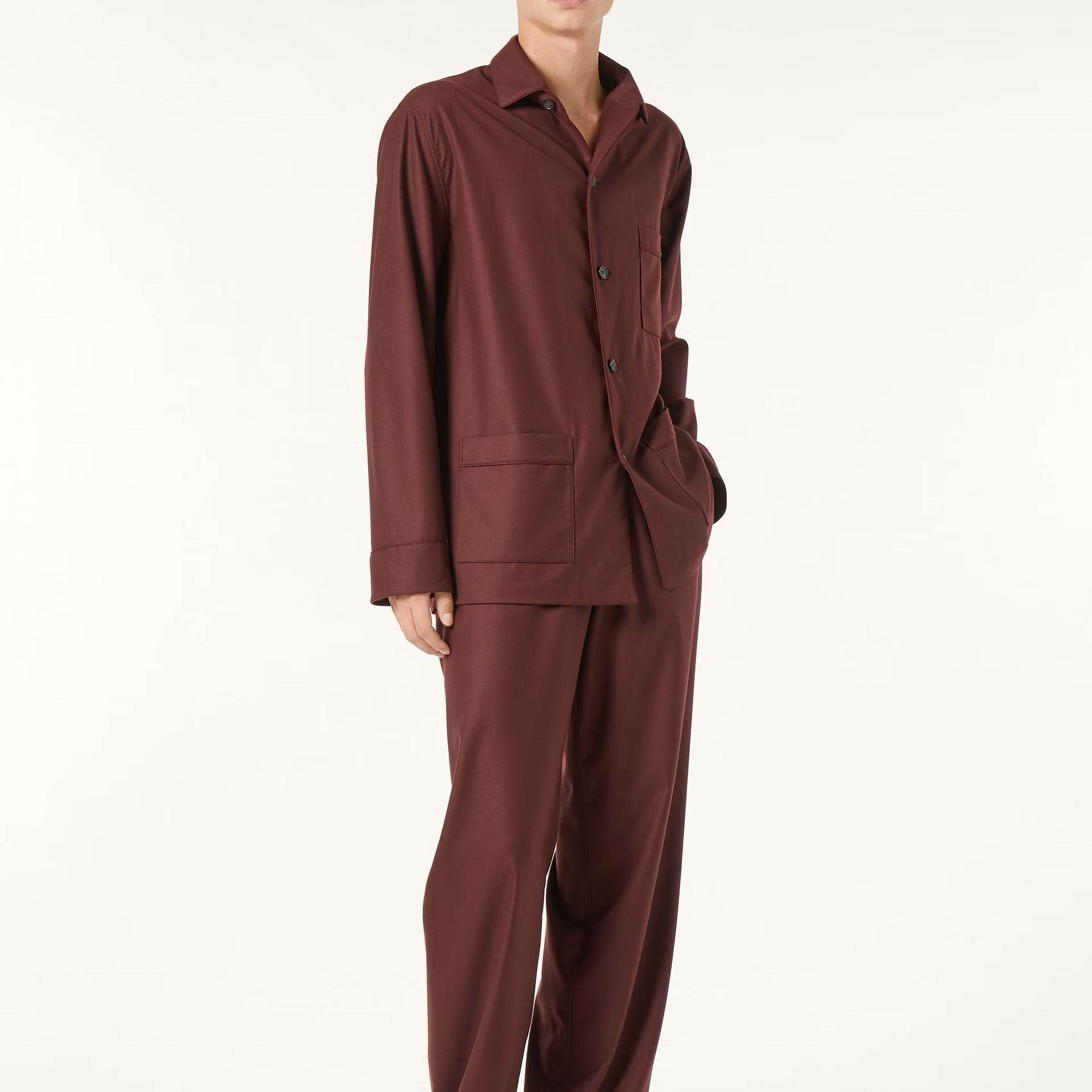 Loro Piana Lian The Gift of Kings® Pyjamas Shirt in The Gift Of King® - Rain System®