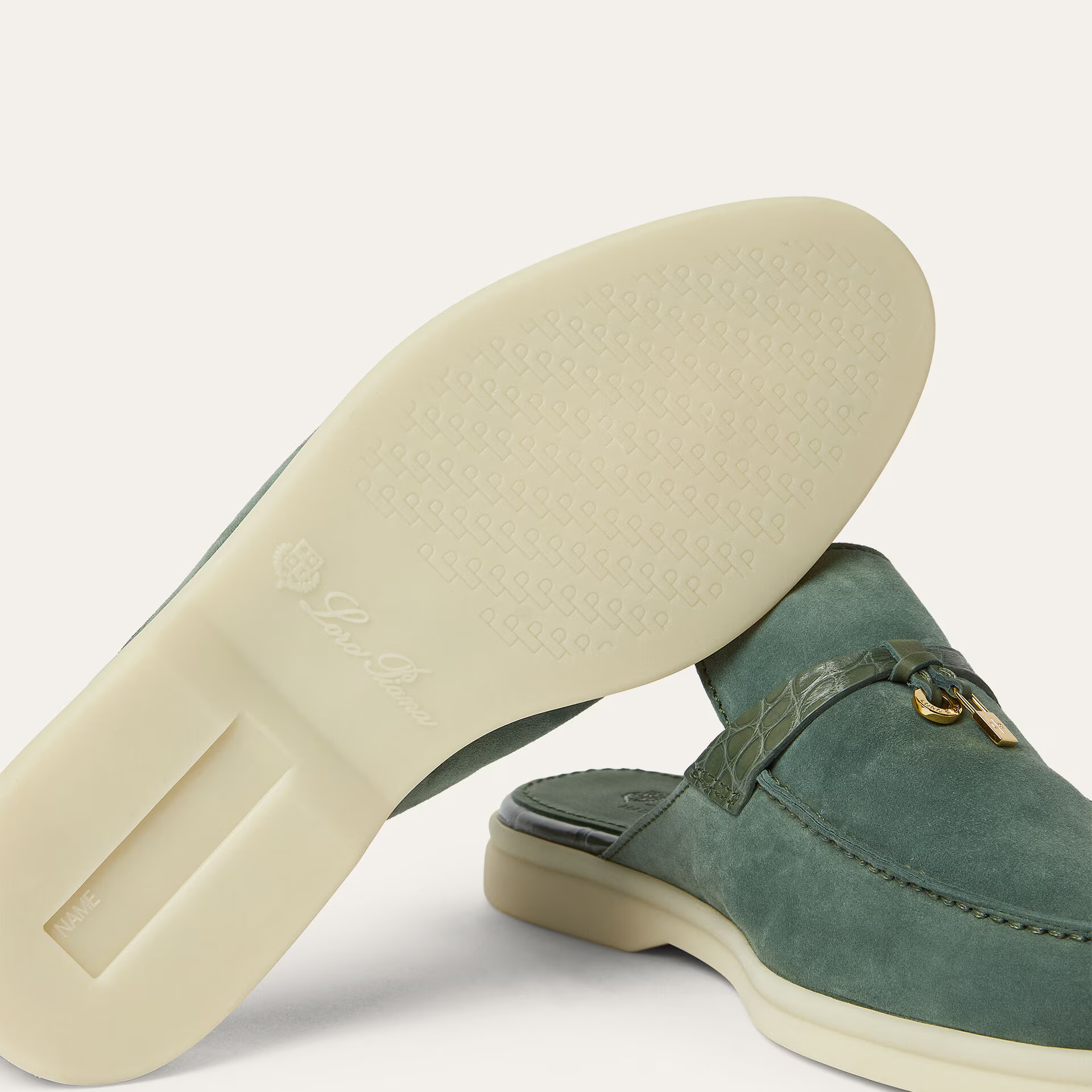 Loro Piana Charms Walk Babouche Loafer in Suede