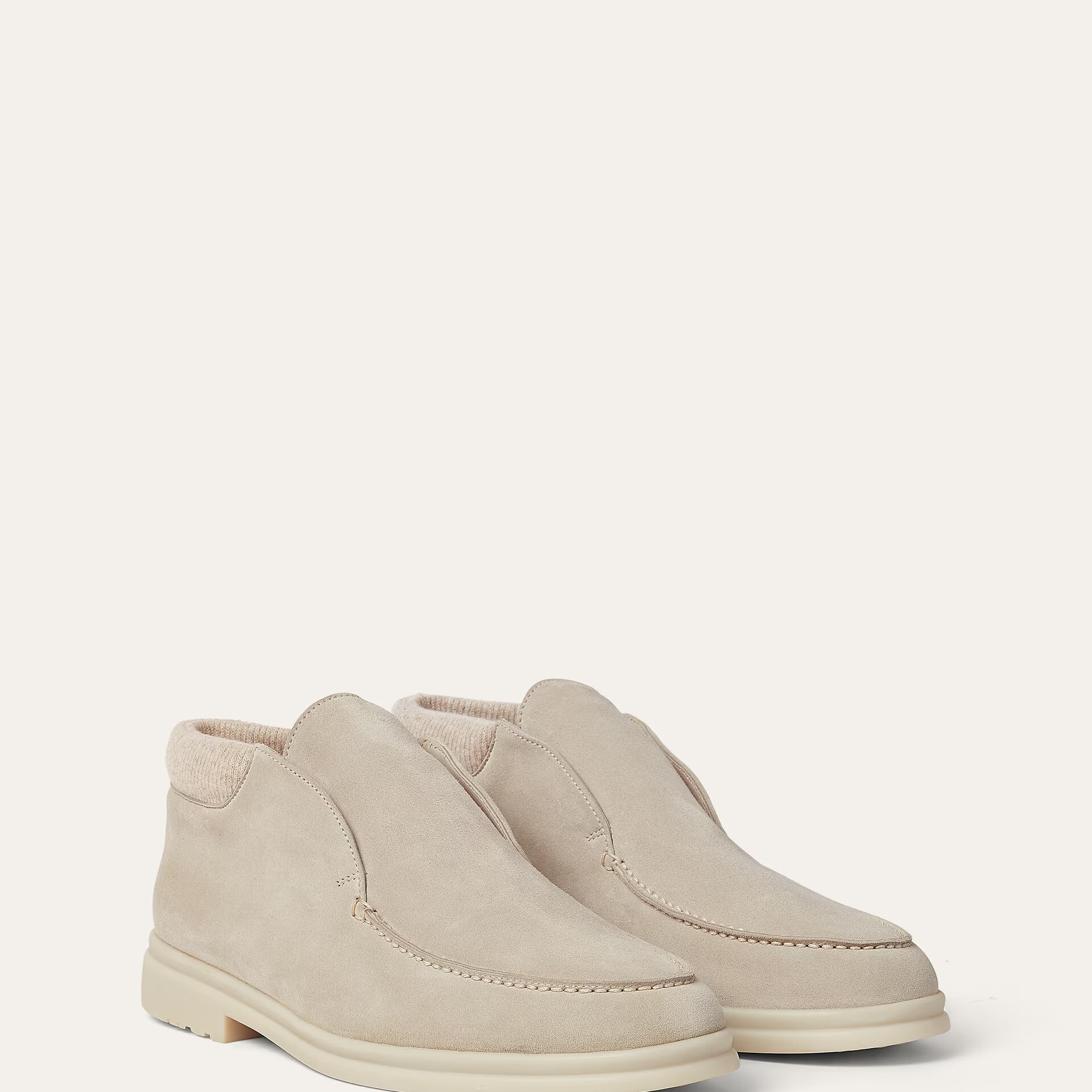 Loro Piana Open Wintery Walk Ankle Boot in Suede