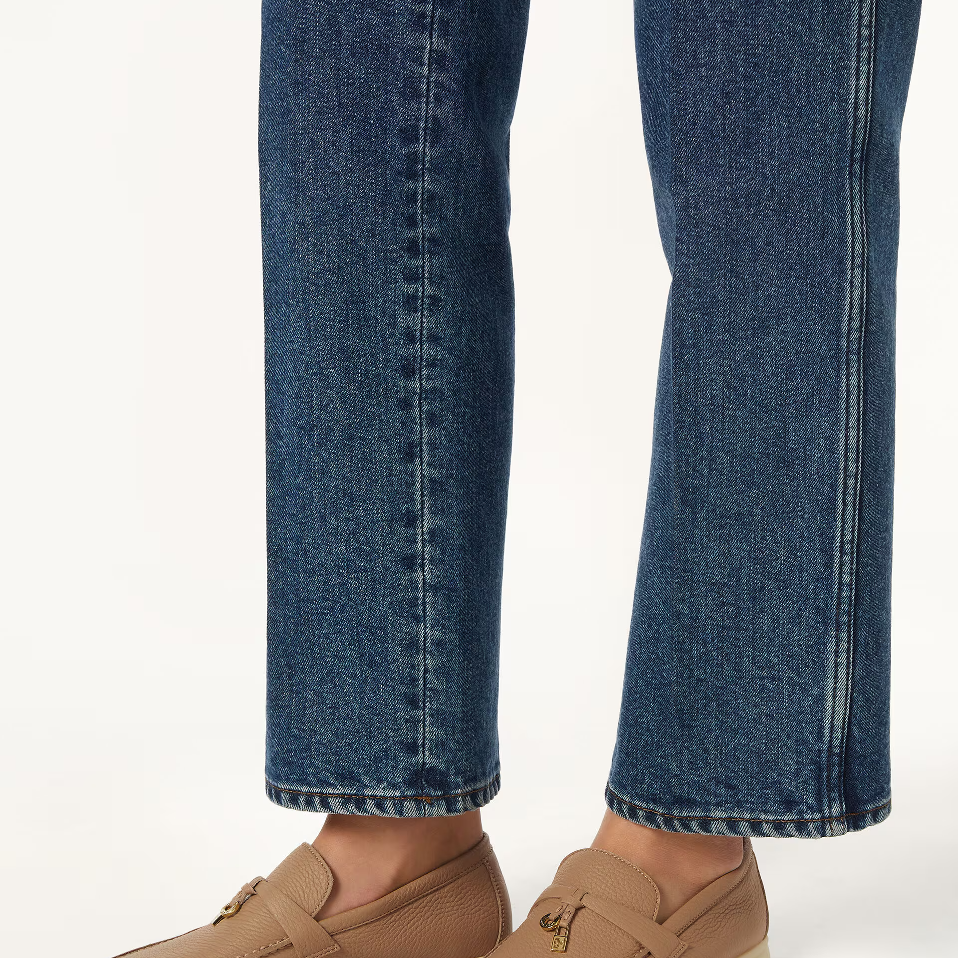 Loro Piana Summer Charms Walk Loafer in Deerskin