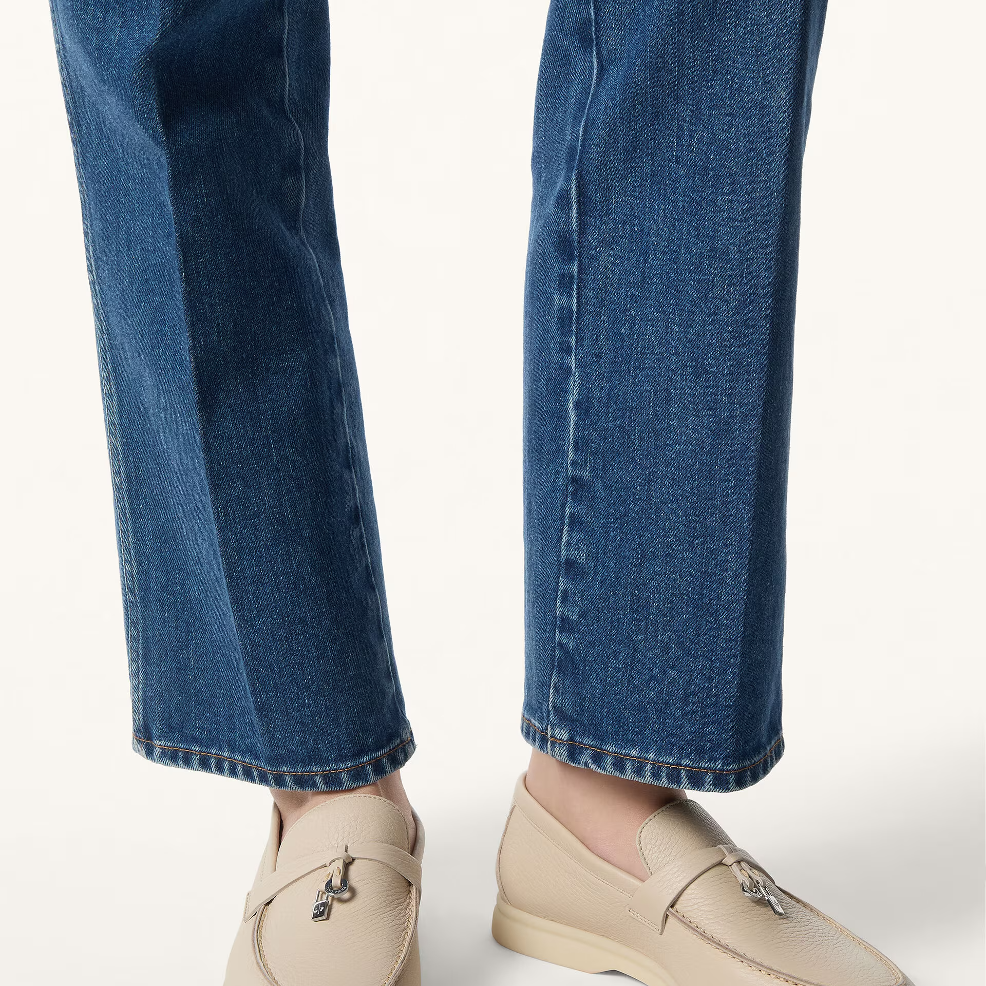 Loro Piana Summer Charms Walk Loafer in Deerskin